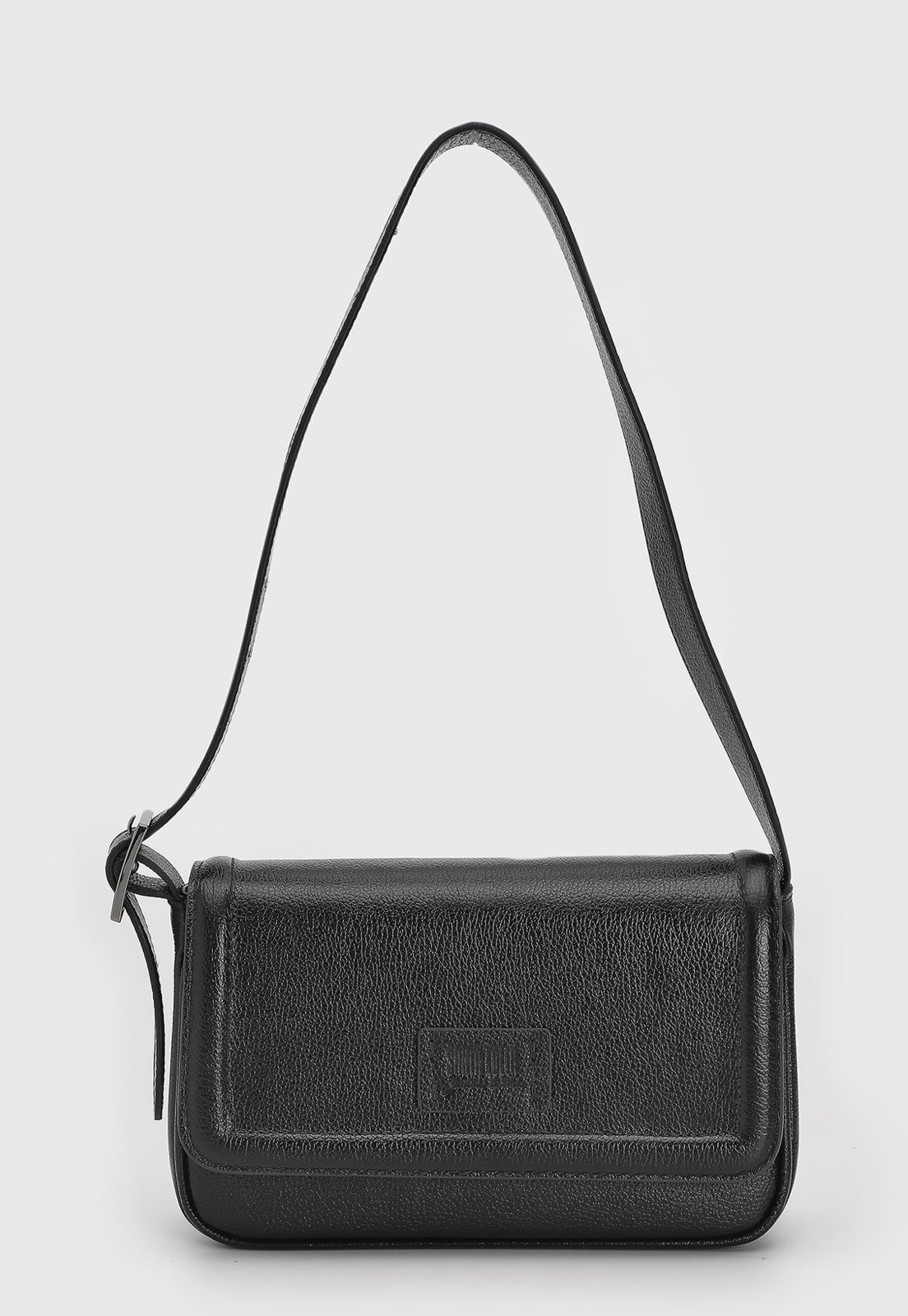 Imagem principal Bolsa Tiracolo Santa Lolla em Couro Alça Ajusável Preta Santa Lolla preto