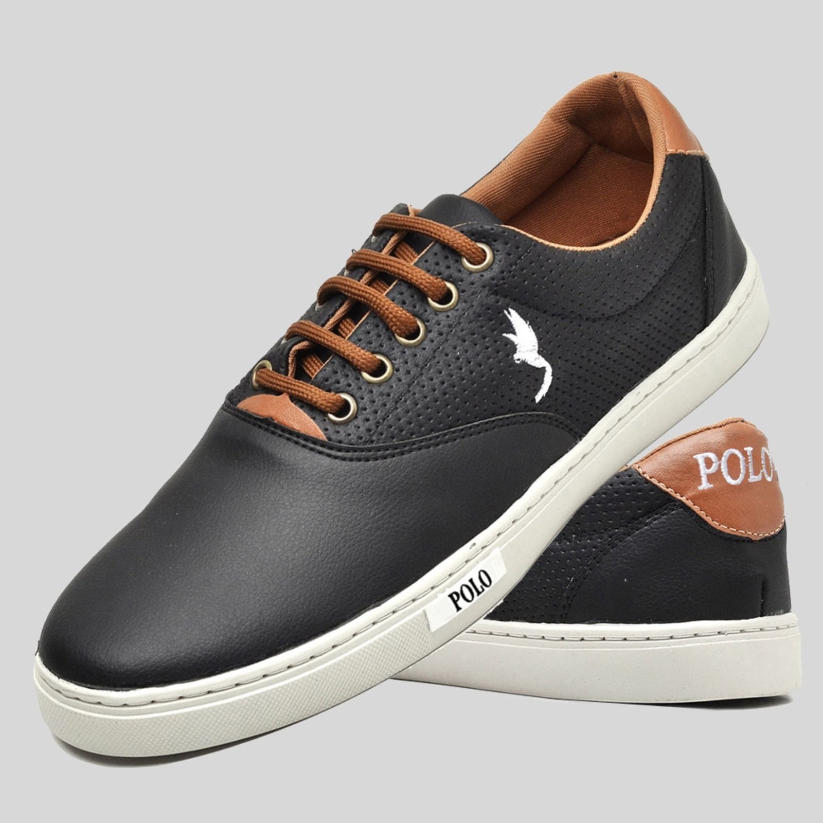 Imagem principal Sapatênis Casual Masculino Polo Blu Preto Polo Blu preto blu