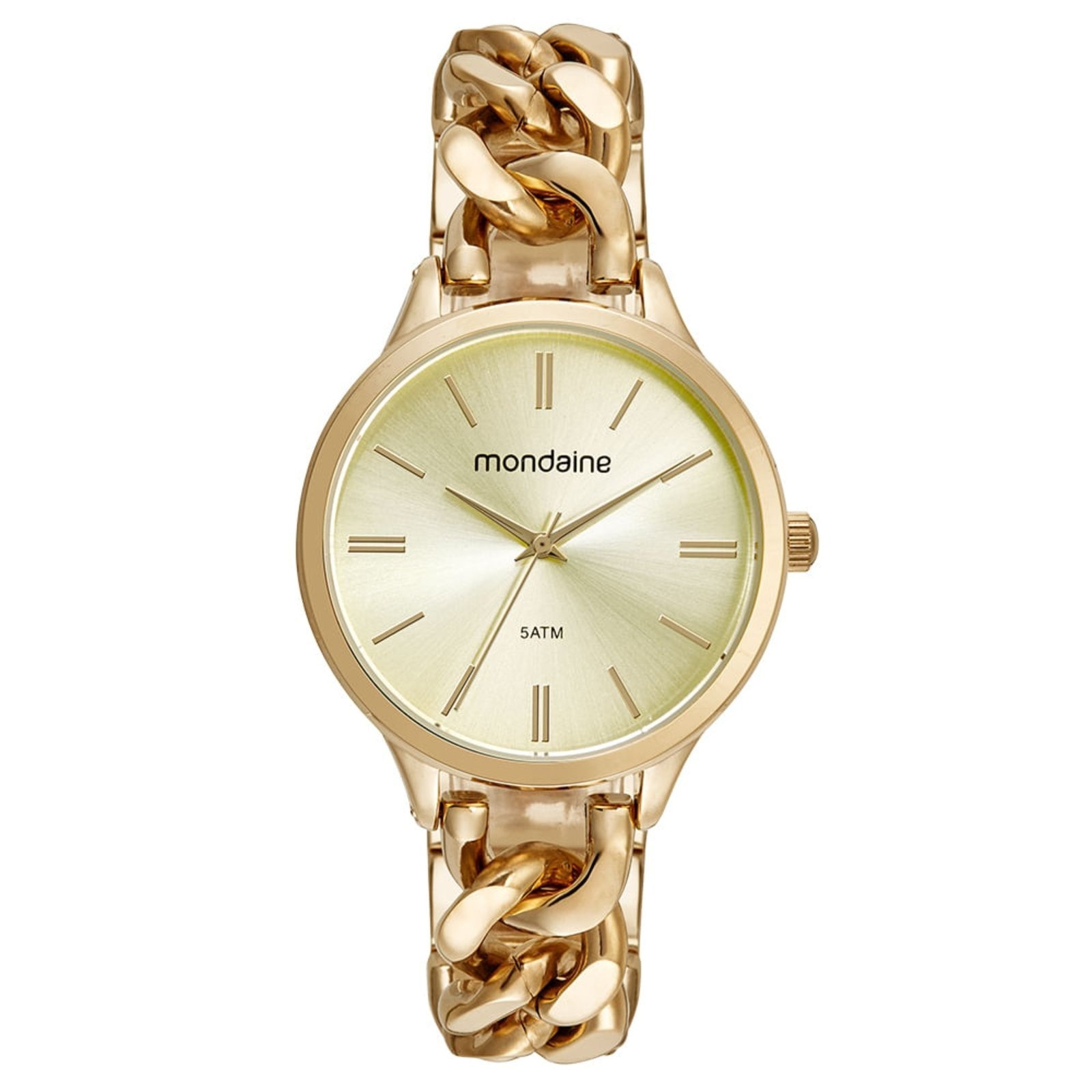 Imagem principal Relógio Feminino Corrente Mondaine dourado