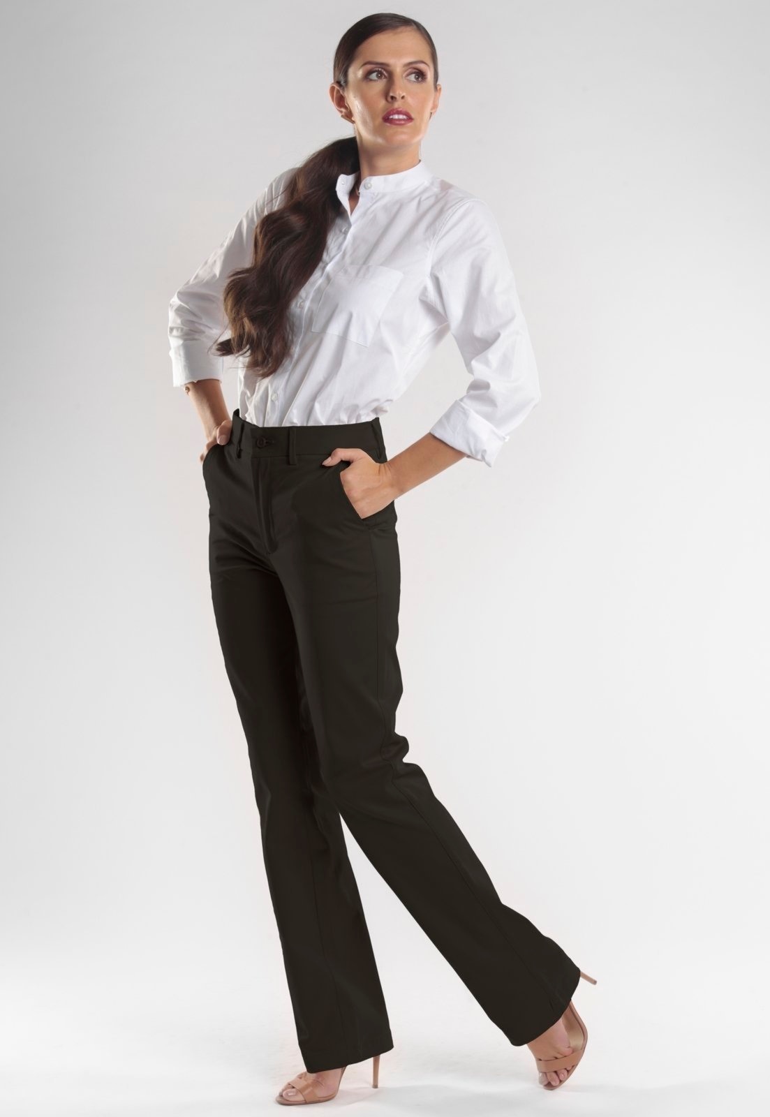 Imagem principal Calça Traymon Reta Algodão Egípcio Traymon preto