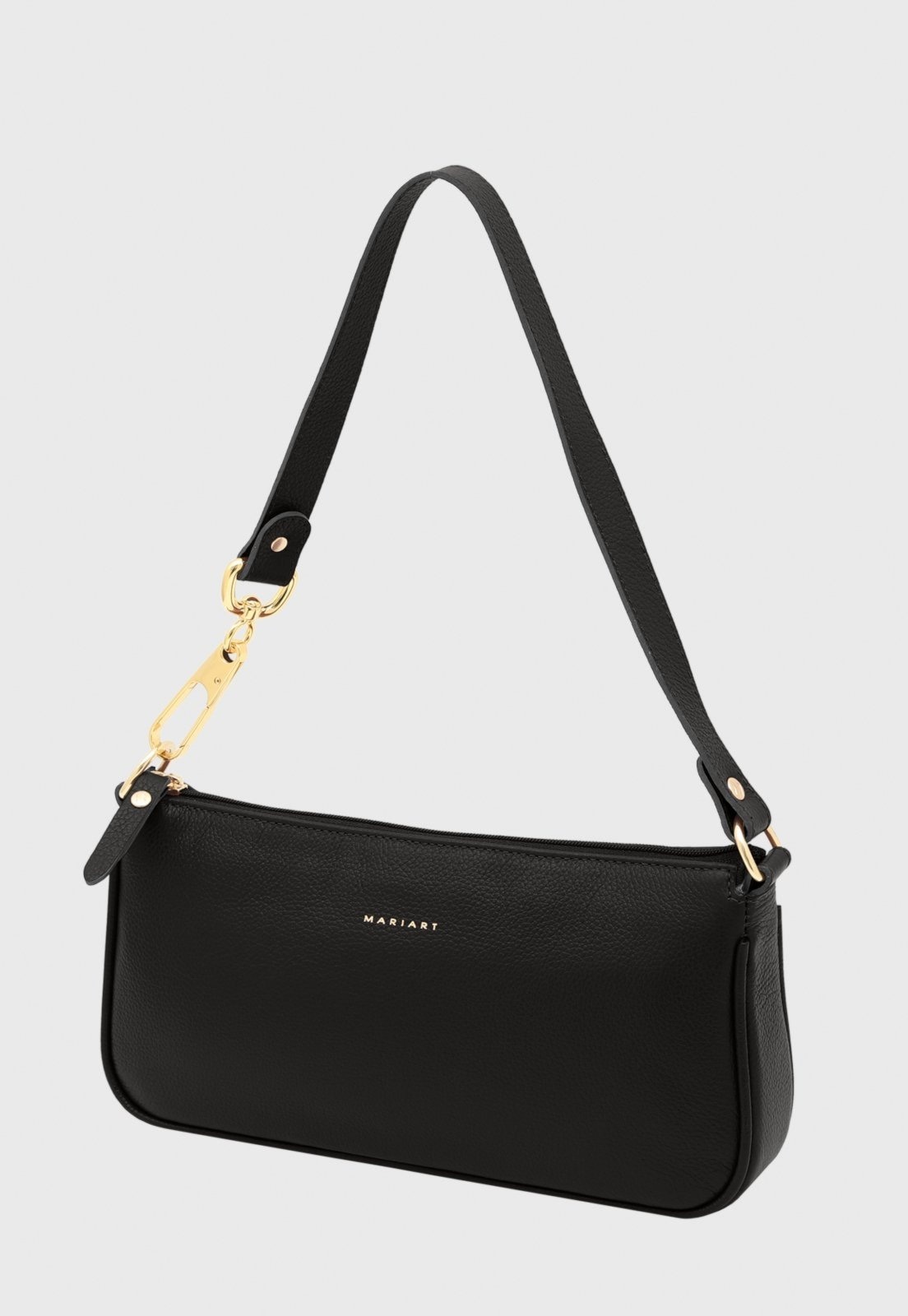 Imagem principal Bolsa Shoulder Couro Mariart Cacau Preta Floater Mariart preto