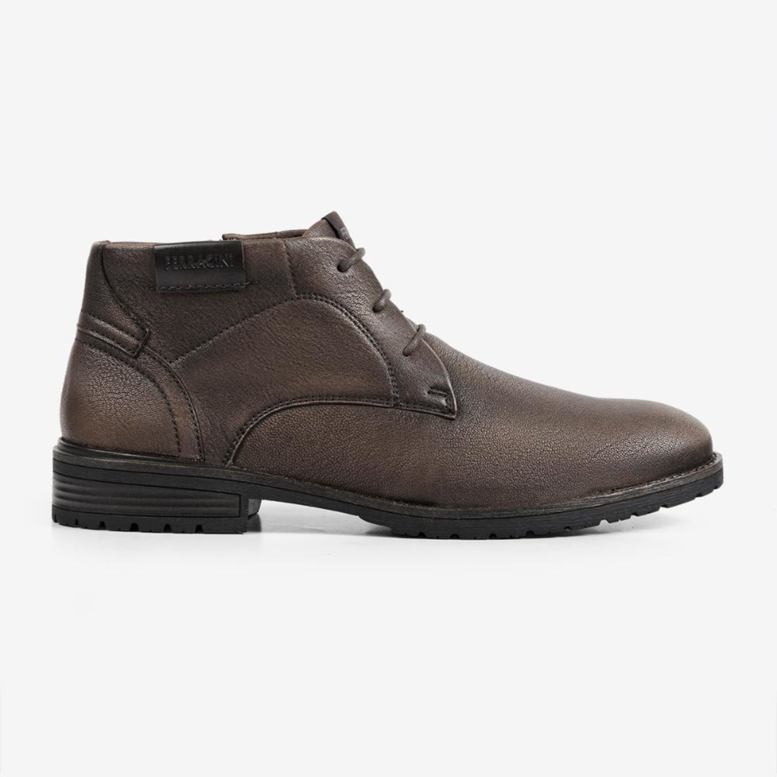 Imagem principal Bota Coturno Masculina Couro Legítimo Ferracini Casual Bagda 9620-665B FERRACINI marrom