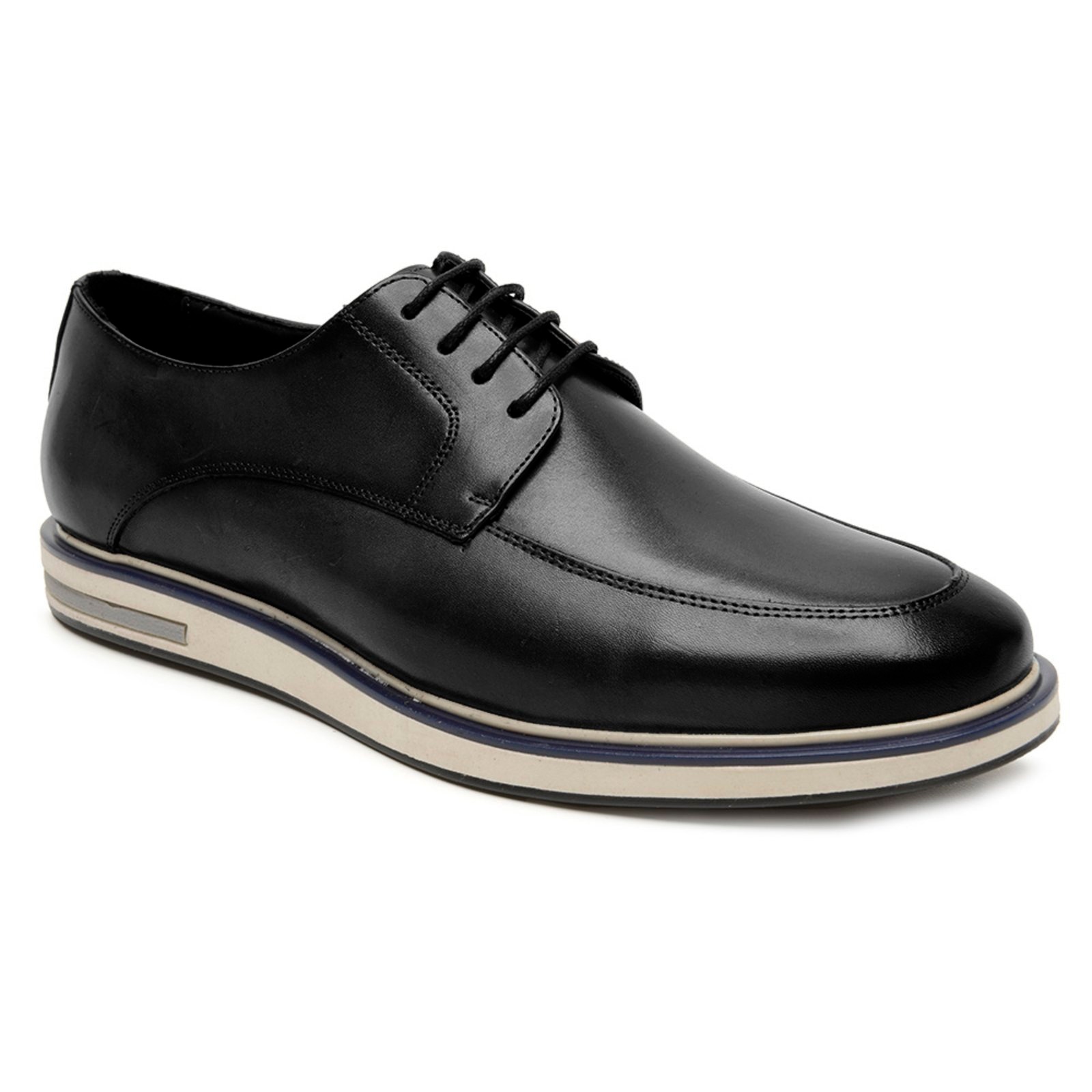 Imagem principal Sapato Masculino Derby Veritimo Mocassim De Couro Casual Brogue Conforto Trabalho Veritimo preto
