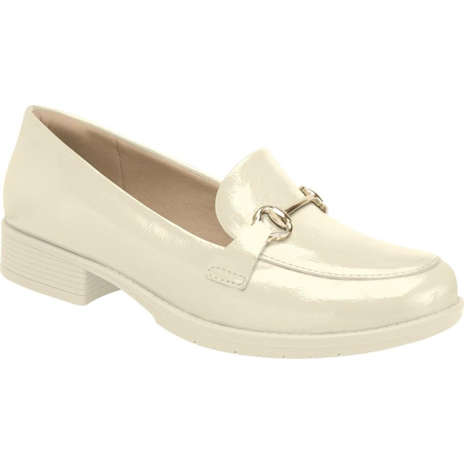 Imagem principal Loafer Leci Salto Baixo Off White Piccadilly branco white