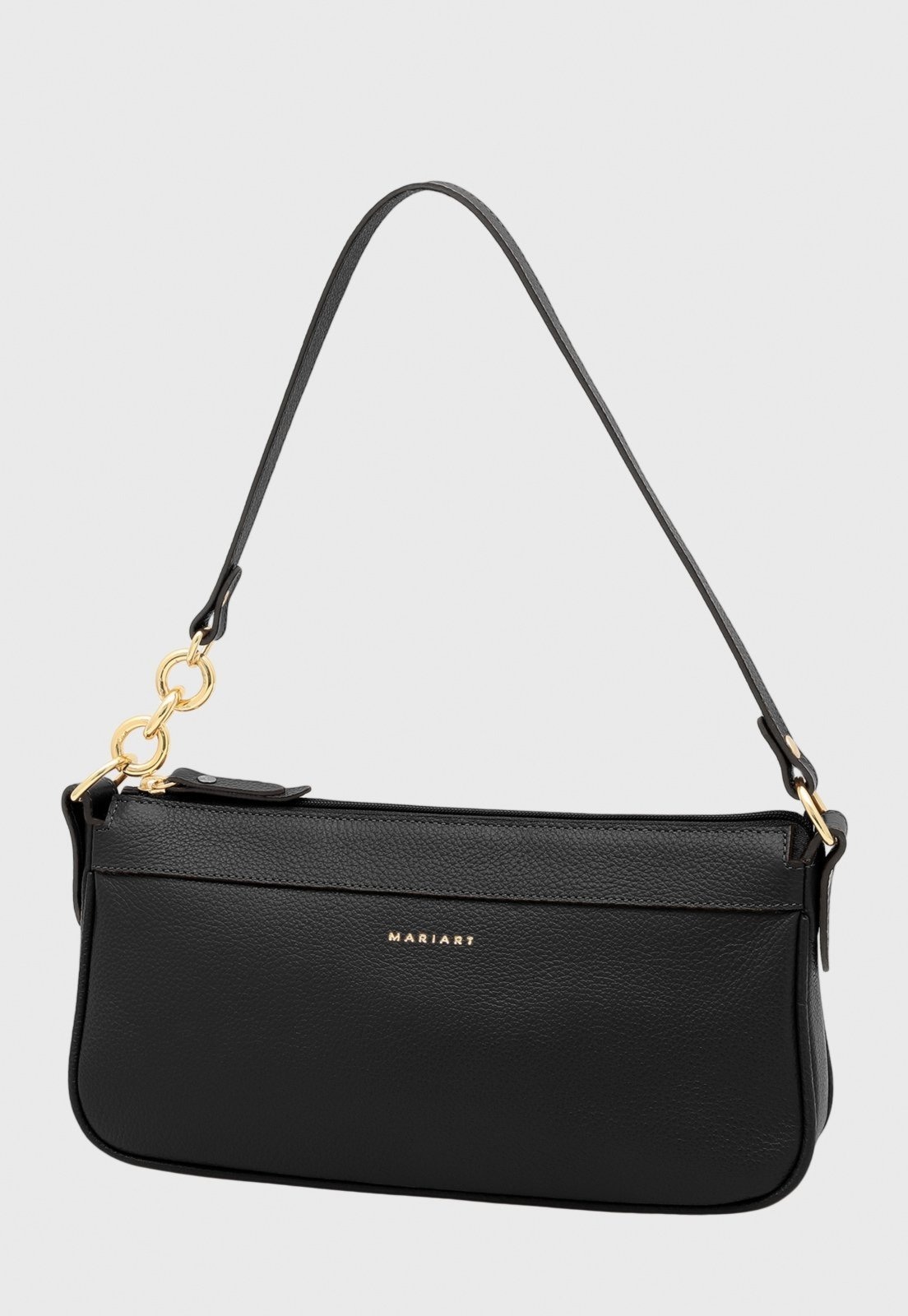 Imagem principal Bolsa Shoulder Couro Mariart Parintins Preta Mariart preto