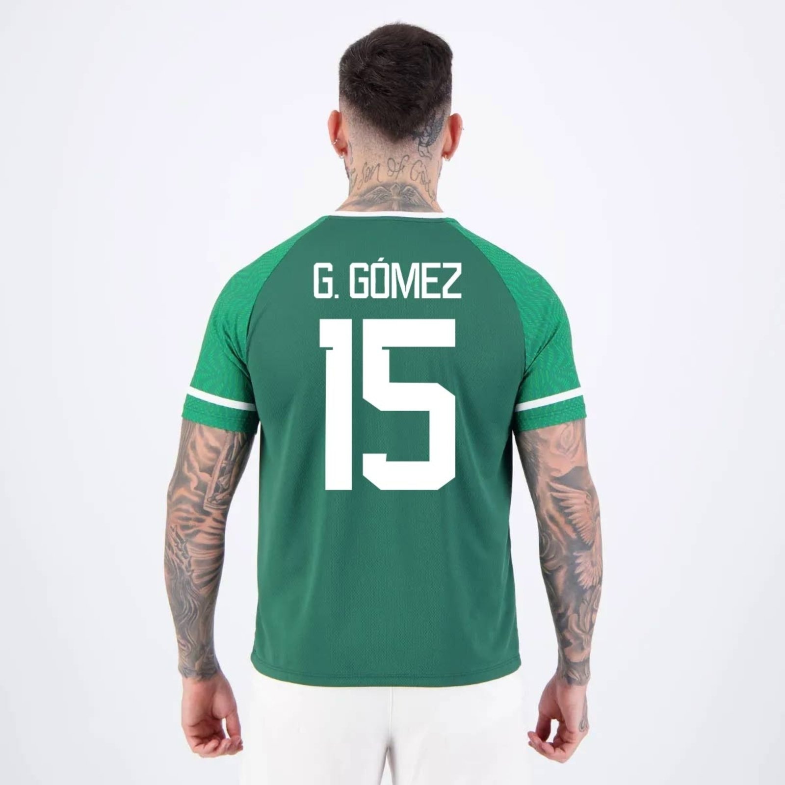 Imagem principal Camisa Palmeiras Verdão Escudo 15 Gustavo ómez Betel verde