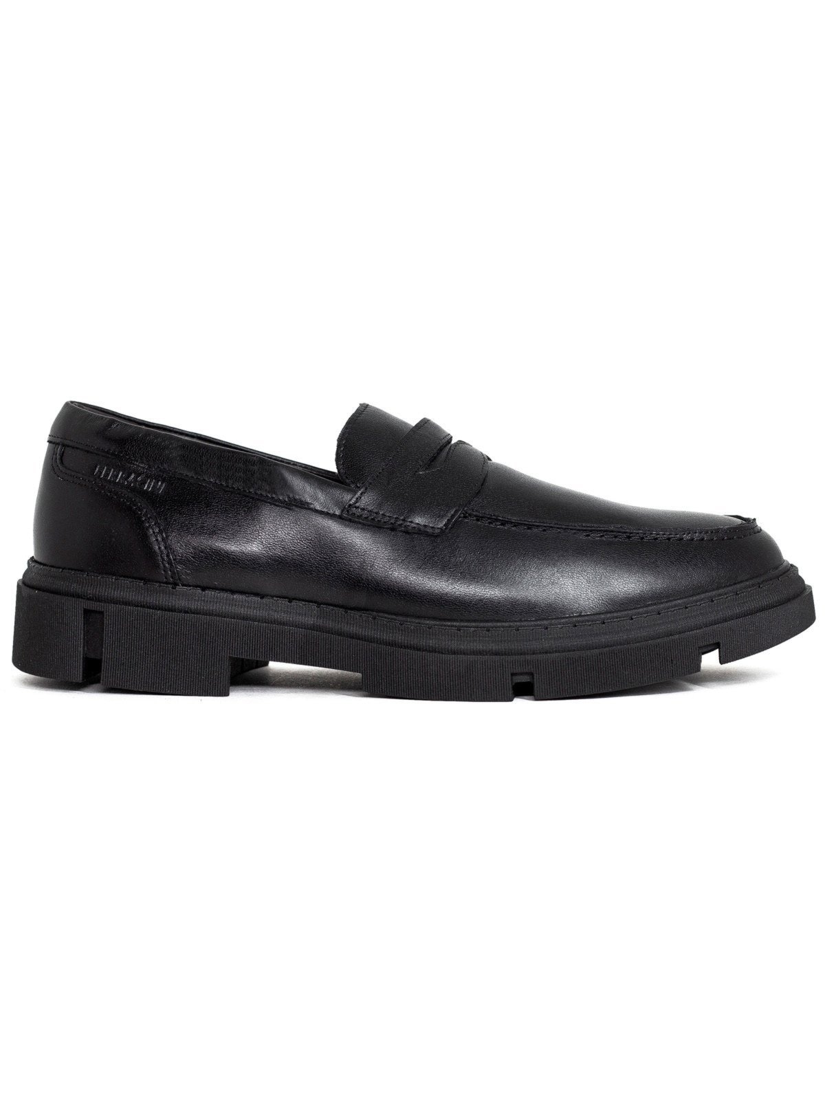 Imagem principal Sapato Masculino Ferracini 24h Aston Loafer Casual Couro Tratorado Preto All Black FERRACINI preto black