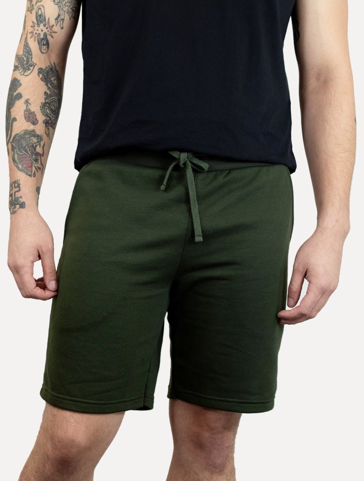 Imagem principal Bermuda John John Masculina Moletom New Basic Print John John verde militar