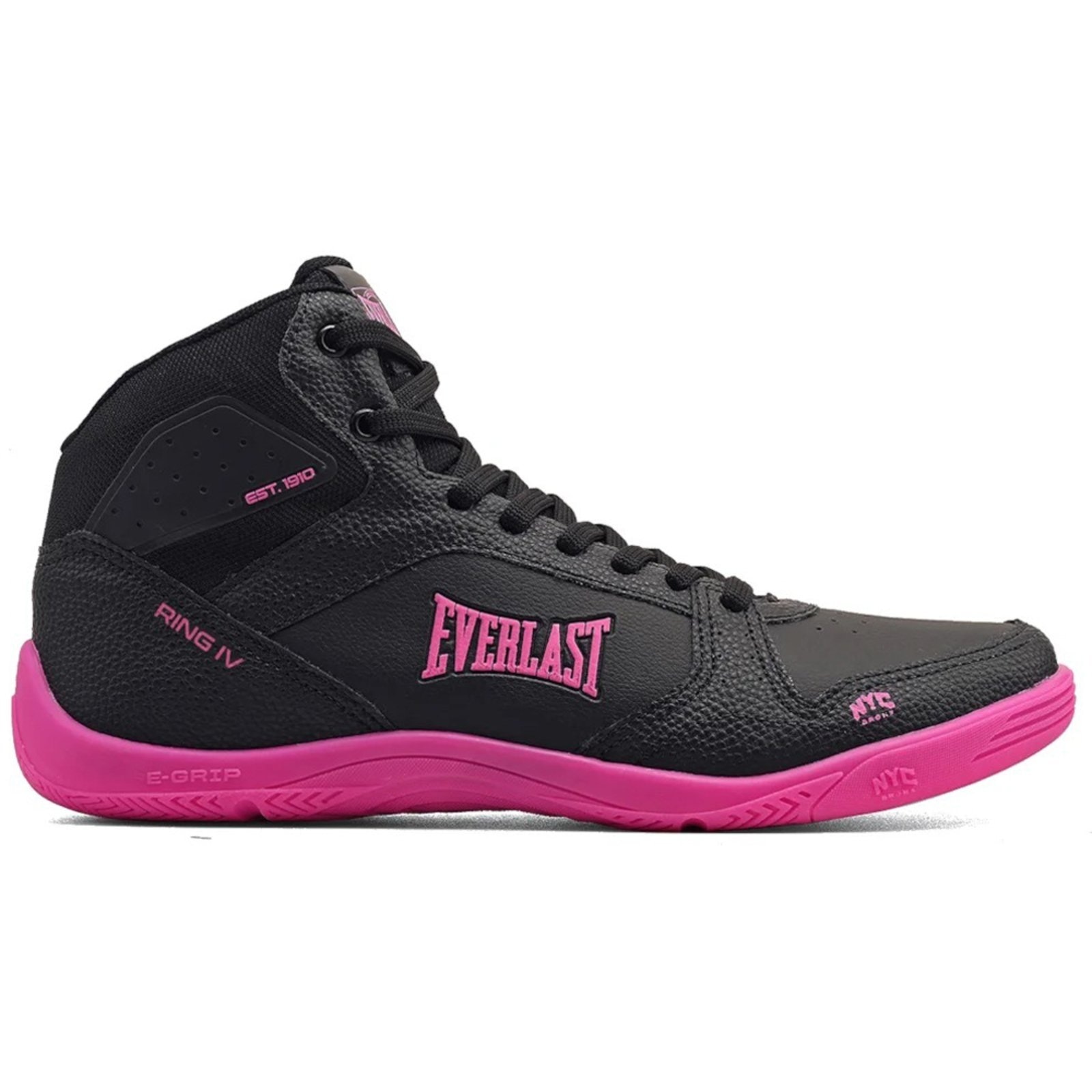 Imagem principal Tênis Everlast Ring 4 Preto e Rosa Feminino Everlast preto rosa