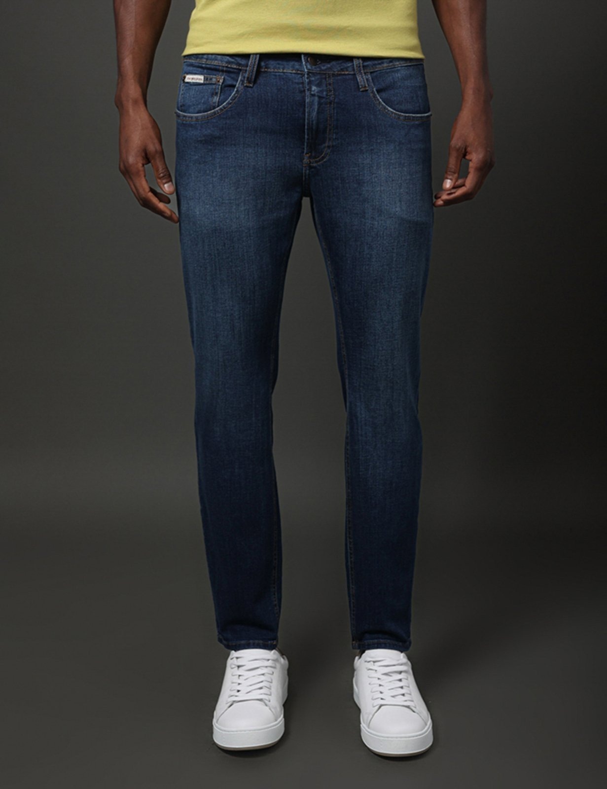 Imagem principal Calça Jeans Masculina Super Skinny 5 Pockets Calvin Klein Jeans - Marinho Calvin Klein Jeans azul marinho