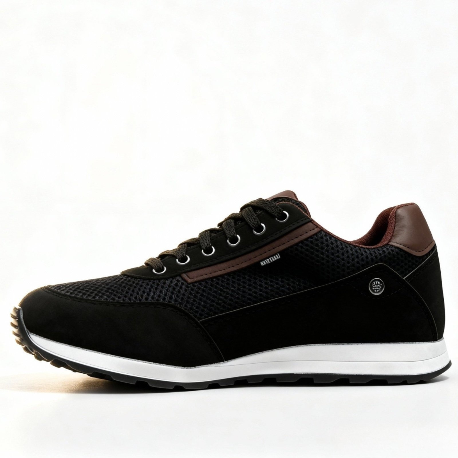 Imagem principal Sapatênis Masculino Tênis Sneaker Casual Sapatofran Jogging Versátil Sapatofran preto