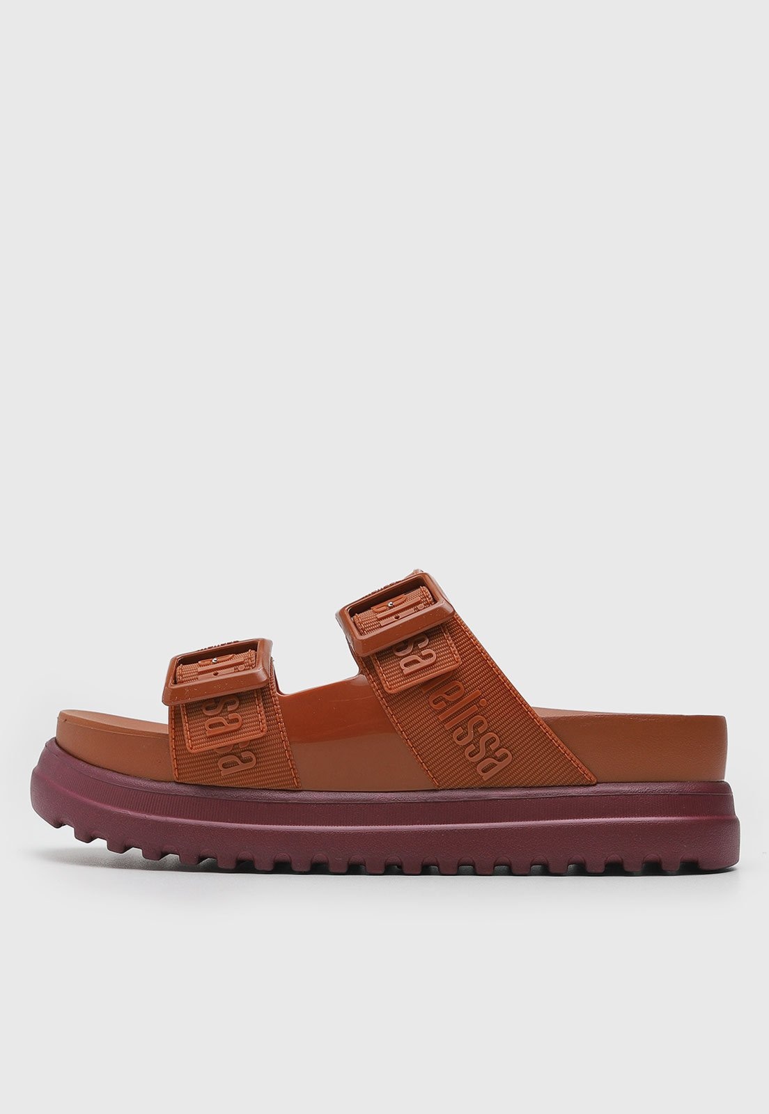 Imagem principal Sandália Feminina Melissa Tratorada Fivelas Melissa caramelo