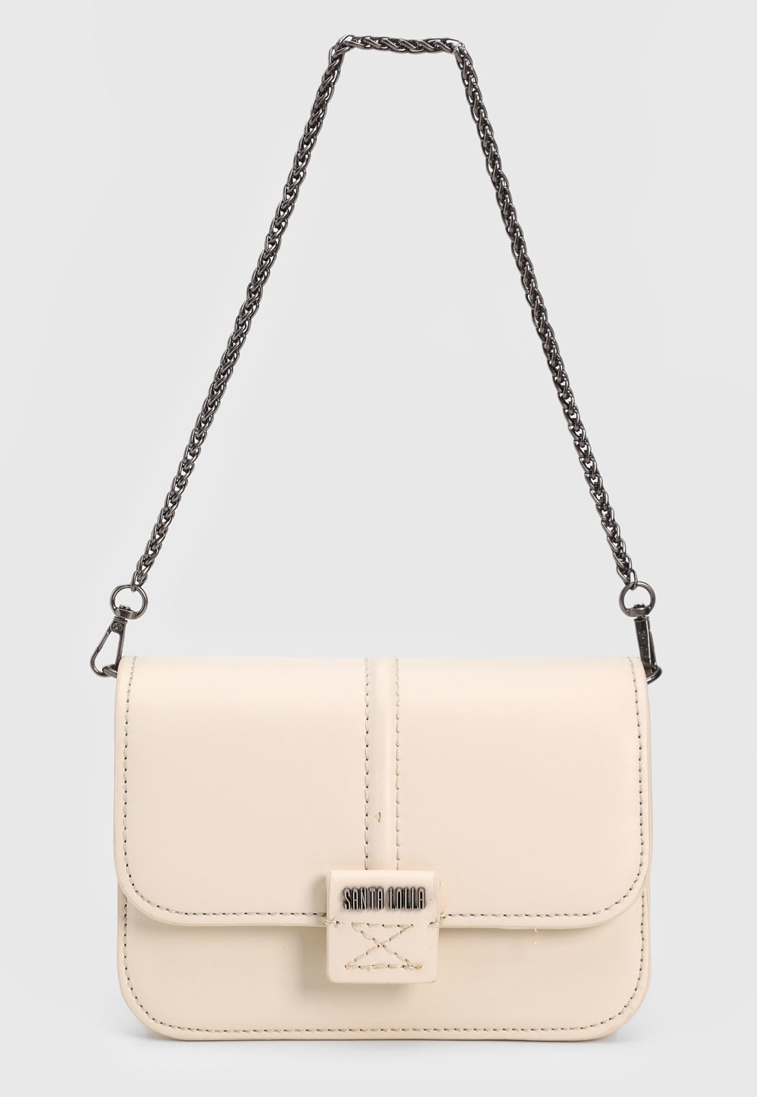 Imagem principal Bolsa Tiracolo Santa Lolla Logo Off-White Santa Lolla off-white white