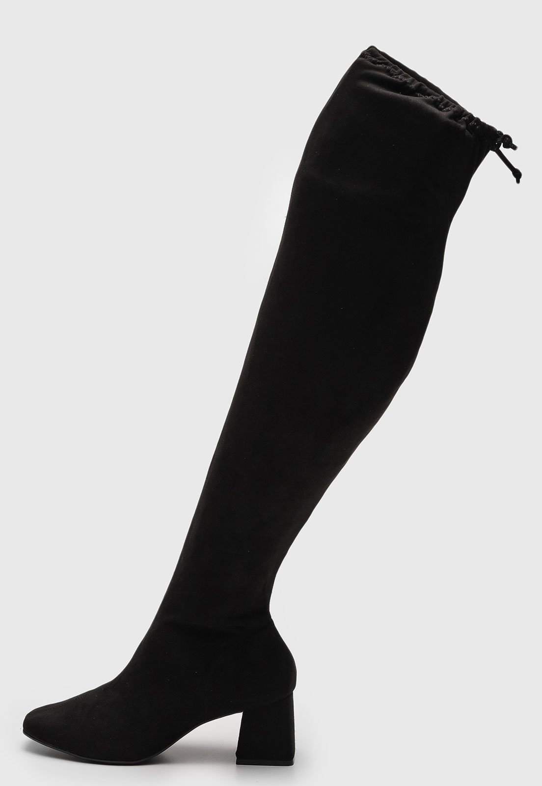 Imagem principal Bota Over The Knee cê Camurça Preta BEBECÊ preto