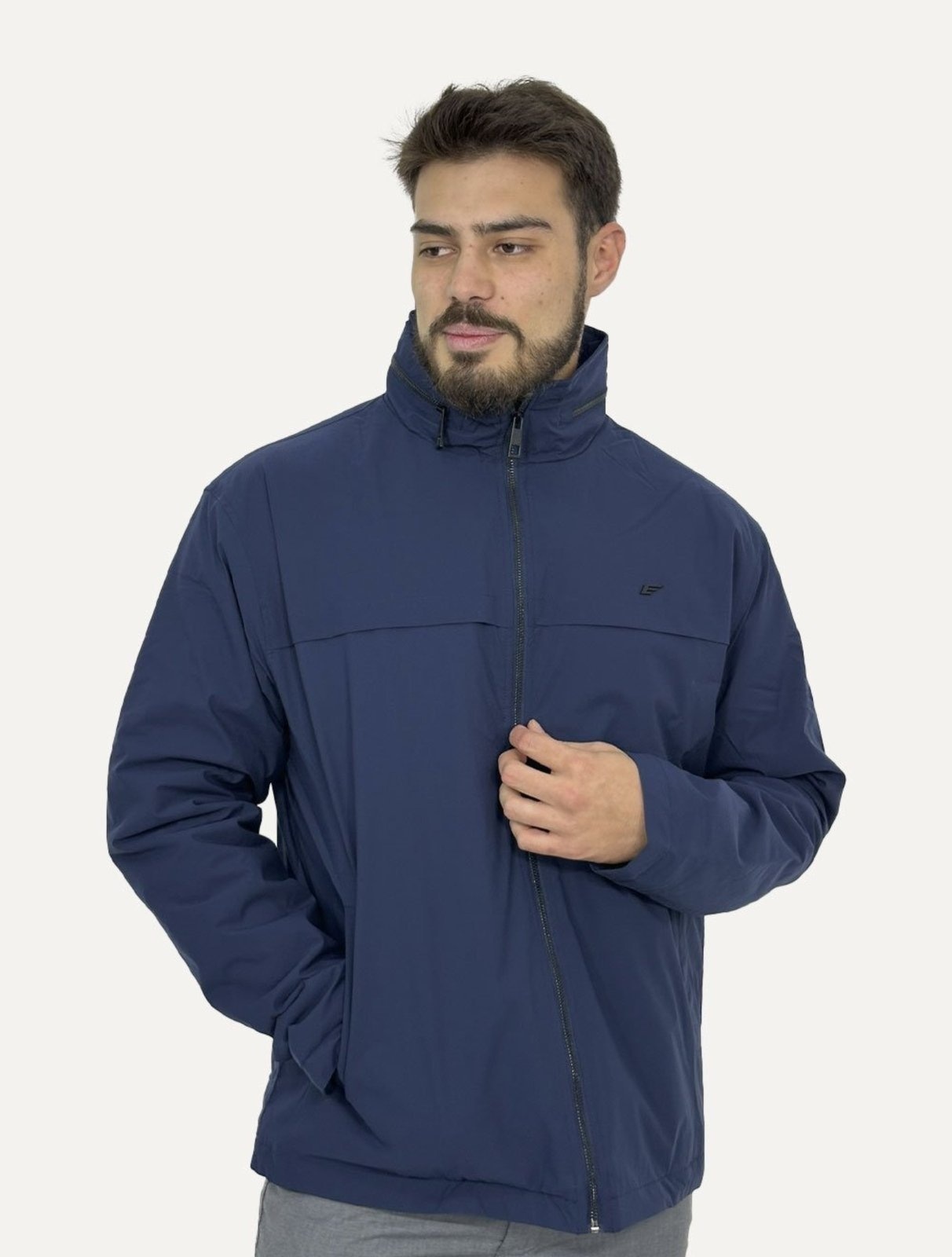 Imagem principal Jaqueta Ellus Masculina Nylon Paper W Hood Ellus azul marinho