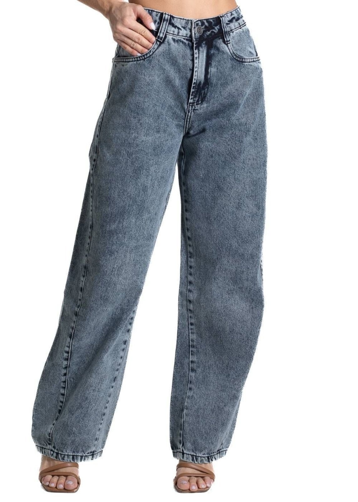 Imagem principal Calça Jeans Sawary Barrel - 281842 Sawary azul