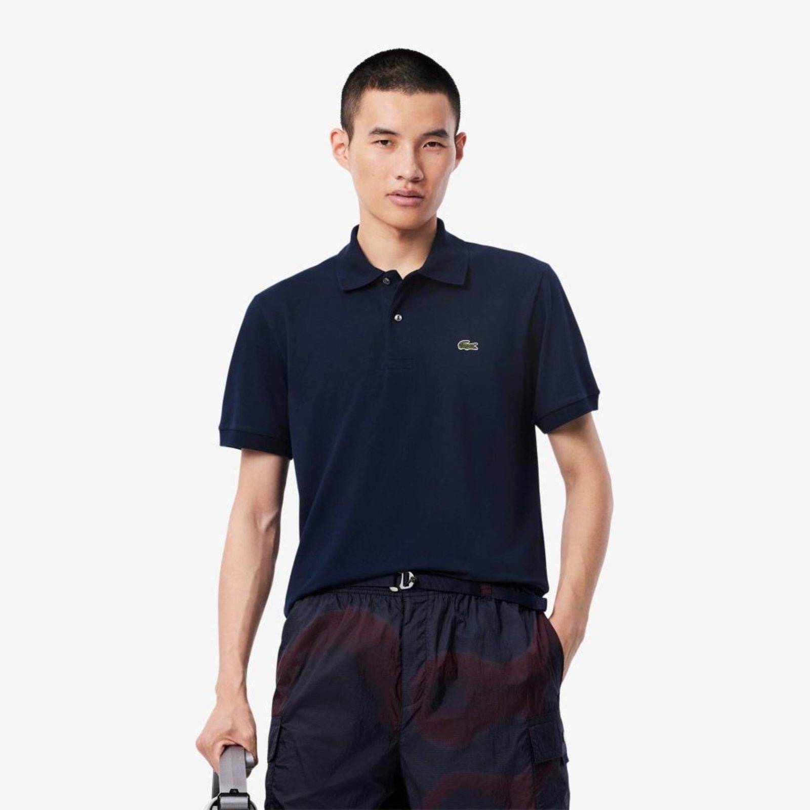 Imagem principal Camisa Polo Lacoste .12.12 LIGHT Piqué, ajuste clássico Lacoste azul