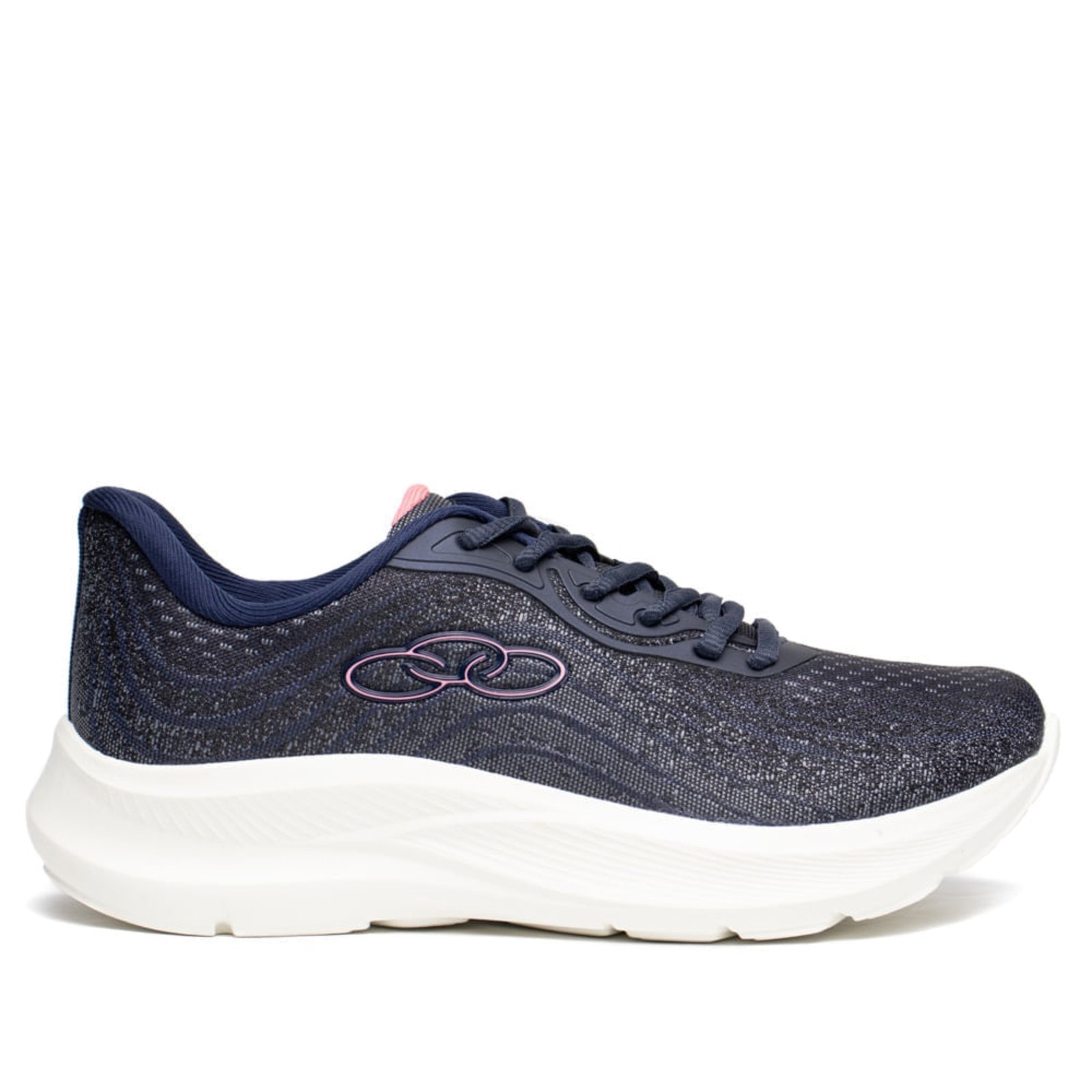 Imagem principal Tênis Feminino Olympikus Venus 3 338 Evasense Marinho/Rosa OLYMPIKUS azul marinho rosa