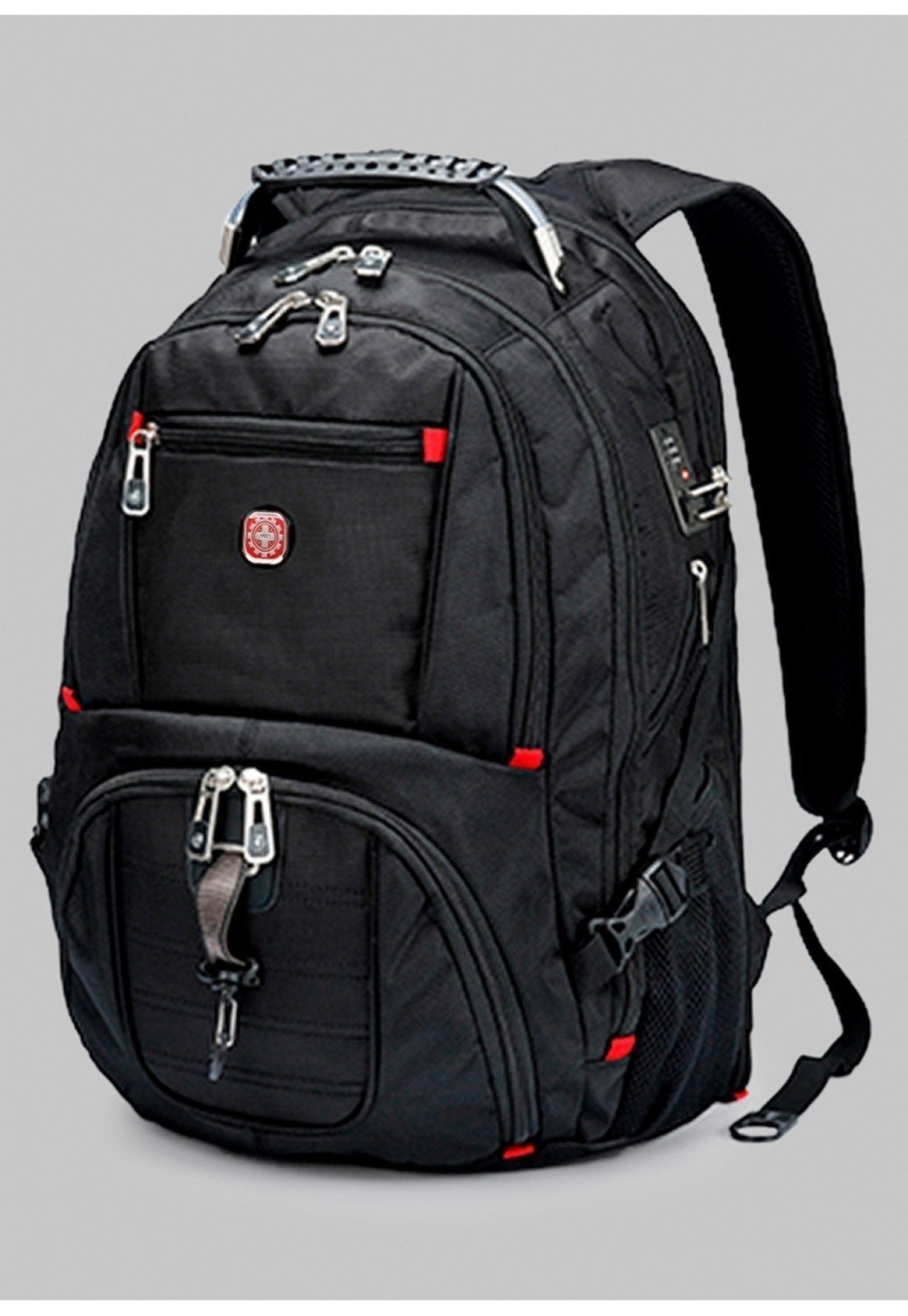 Imagem principal Mochila Executiva Antifurto Notebook Premium Crossgear PRETA Crossgear preto