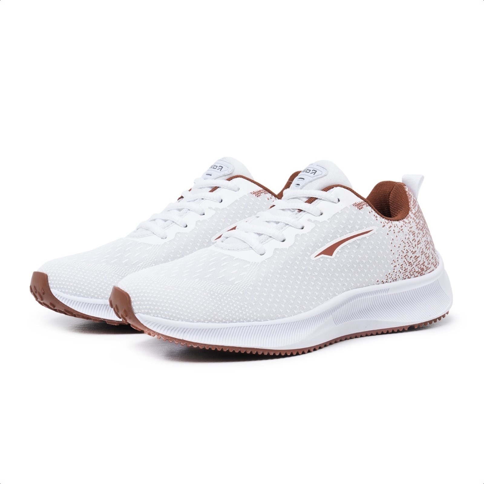 Imagem principal Tenis Caminhada Feminino Academia Esportivo Caramelo Yes Basic branco