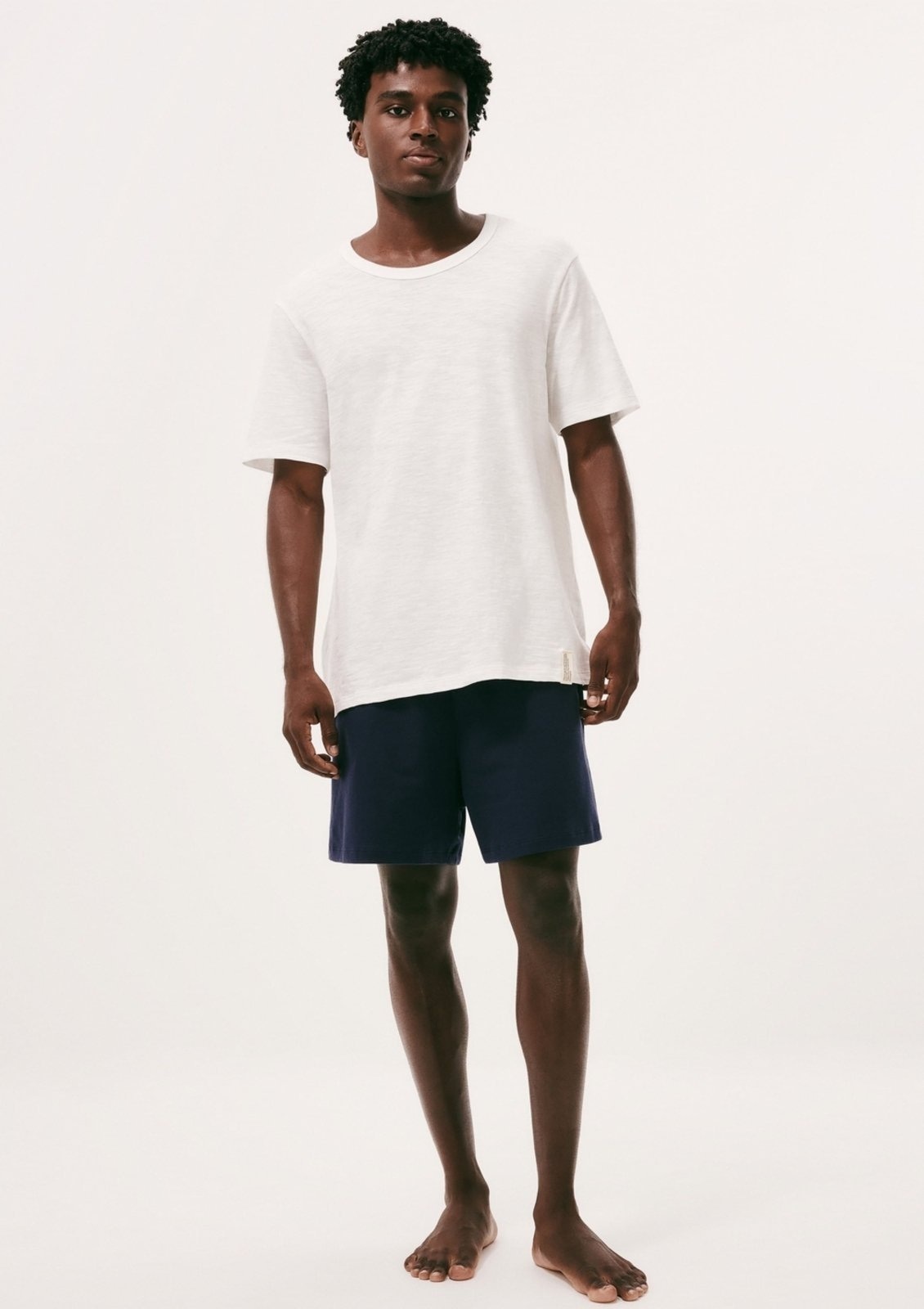 Imagem principal Pijama Curto Masculino Em Malha Flamê Hering HERING INTIMATES off-white