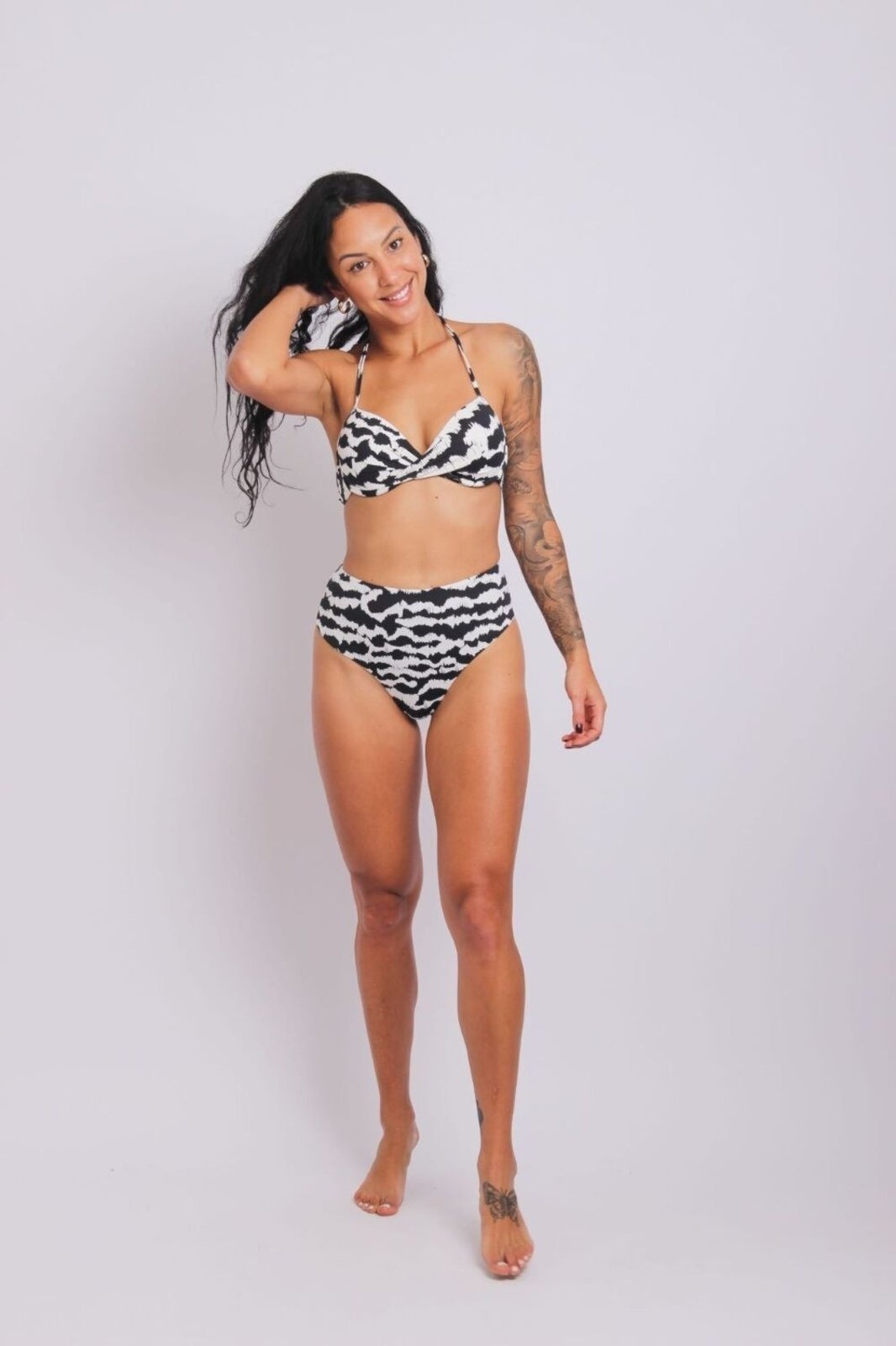 Imagem principal 2202 - Top Biquíni Transpassado Meia-Taça e Aro Copacabana - Duna Casual DunaCasual estampado