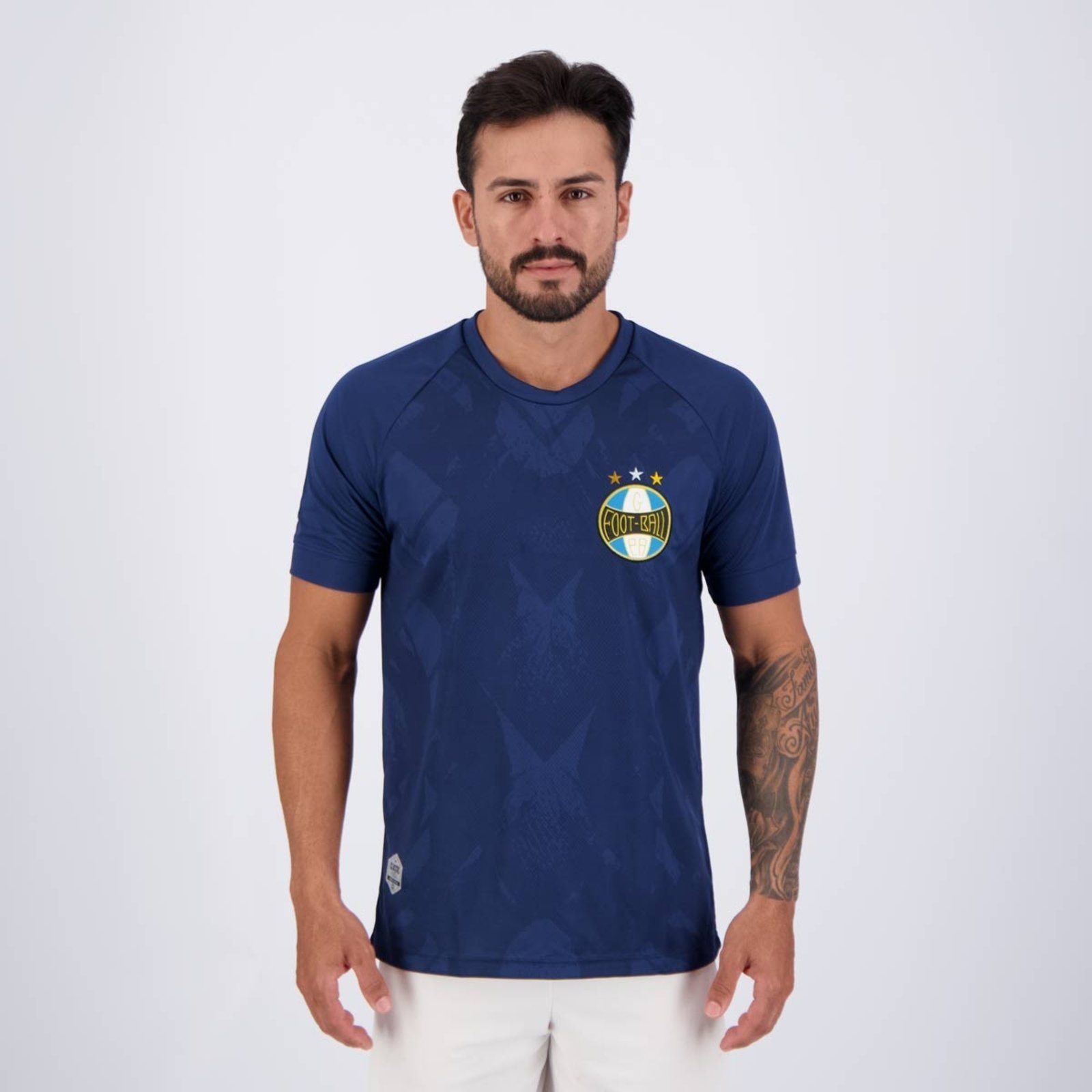 Imagem principal Camisa Grêmio Classic Midnight Marinho Retrômania azul marinho