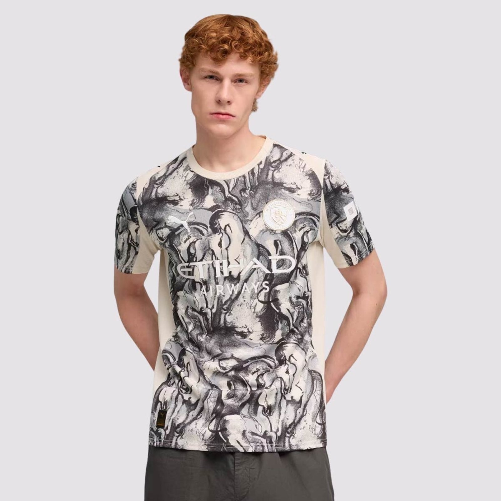 Imagem principal Camisa Puma Manchester City Edição Especial 'Year of the Horse' 2026 Puma cinza
