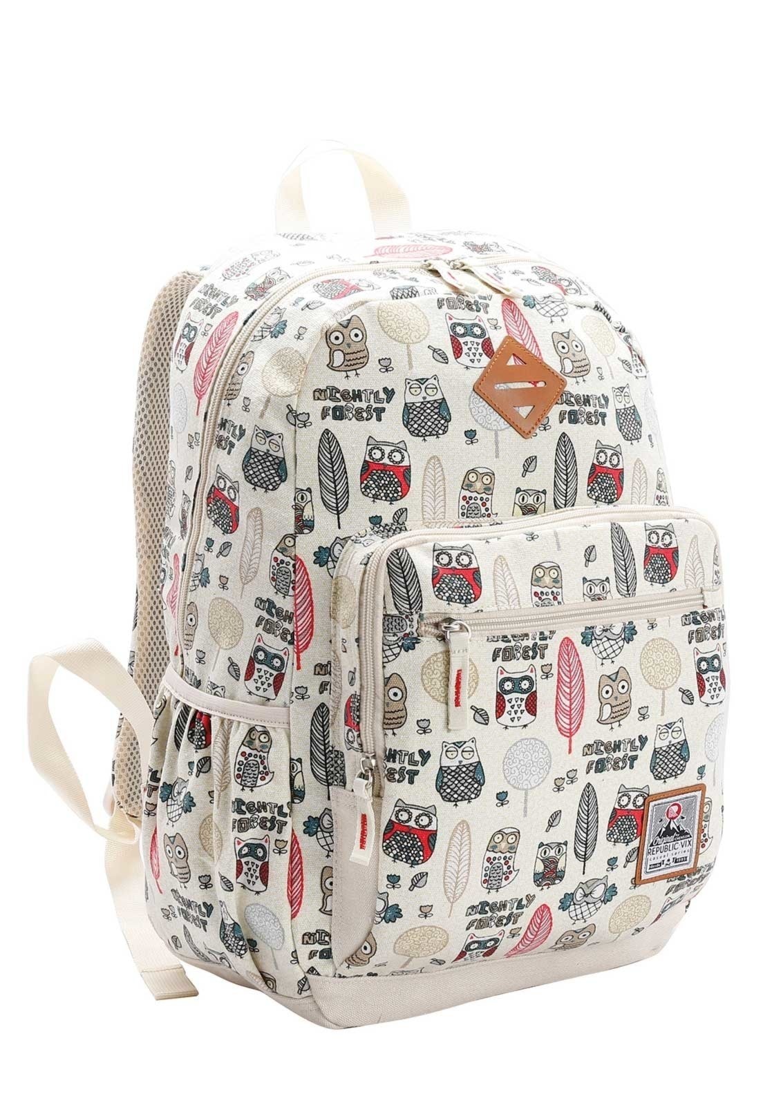 Imagem principal Mochila de canvas 8331353 Republic Vix bege