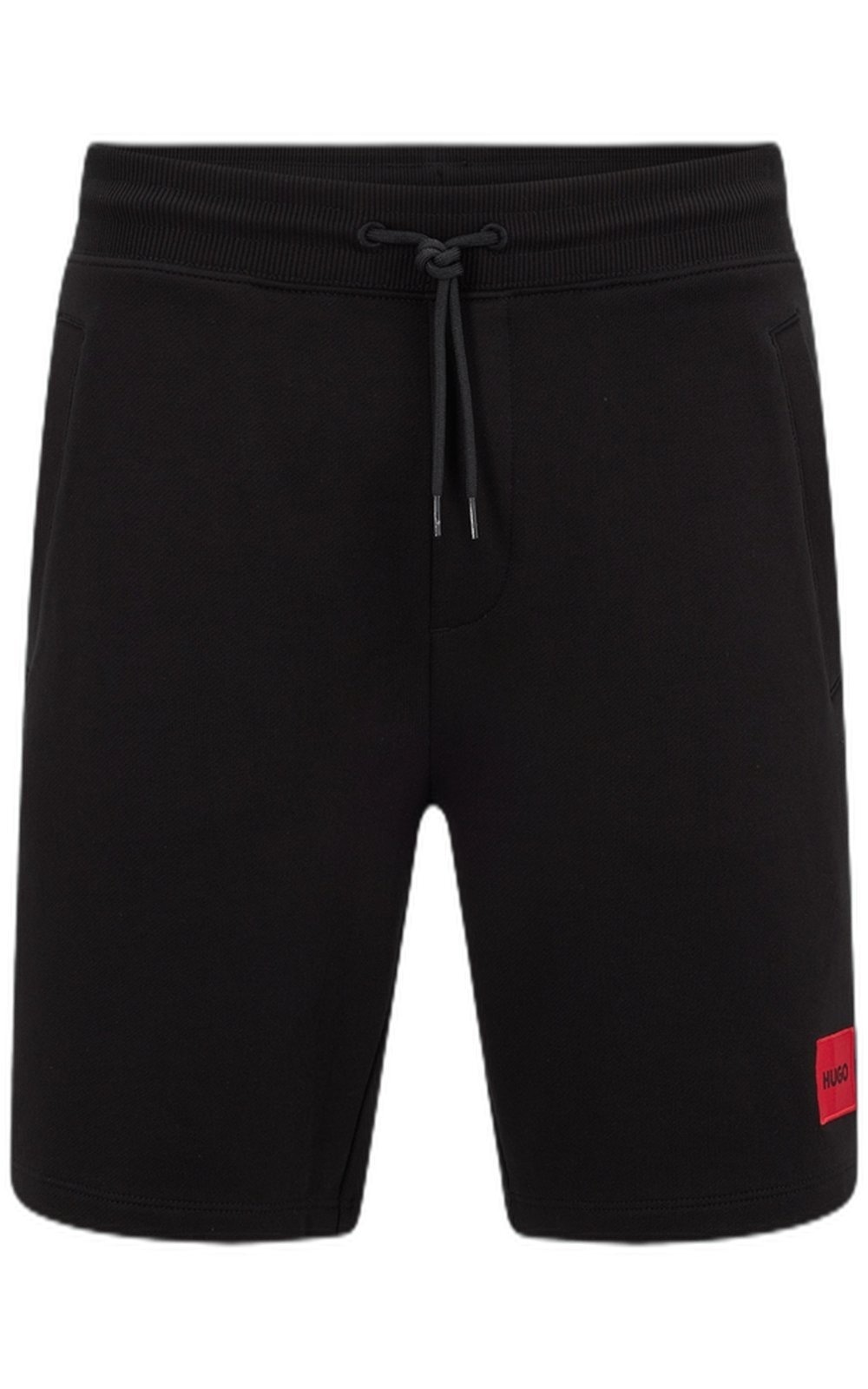 Imagem principal Shorts De Algodão Francês Felpudo Com Logo HUGO preto