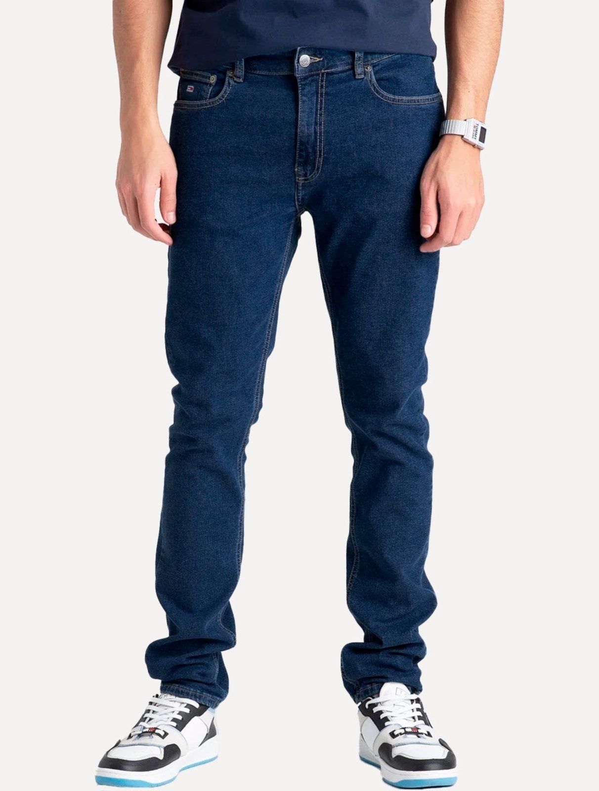 Imagem principal Calça Tommy Jeans Masculina Skinny Simon Denim Azul Médio Tommy Jeans jeans denim
