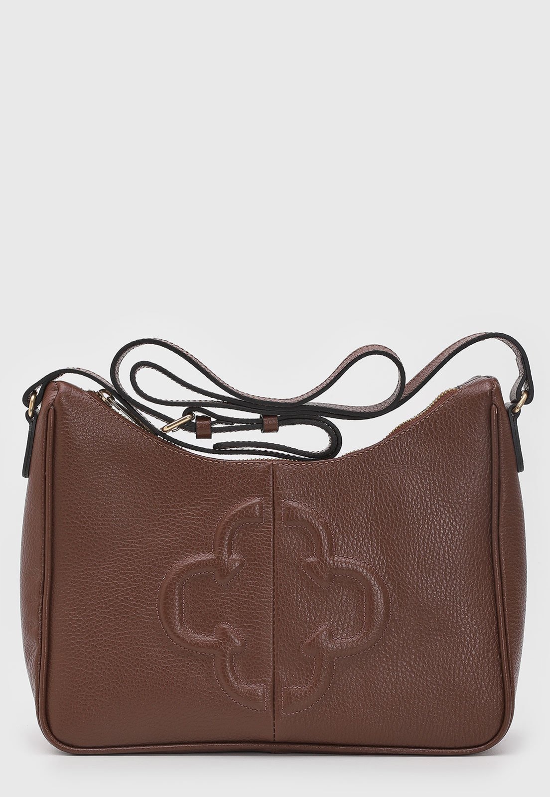 Imagem principal Bolsa Média Feminina Capodarte Logo em Relevo Capodarte marrom