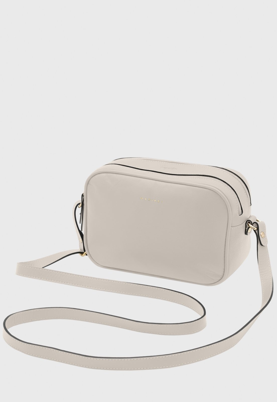 Imagem principal Bolsa Transversal de Couro Mariart Guaraná Tucano Mariart branco