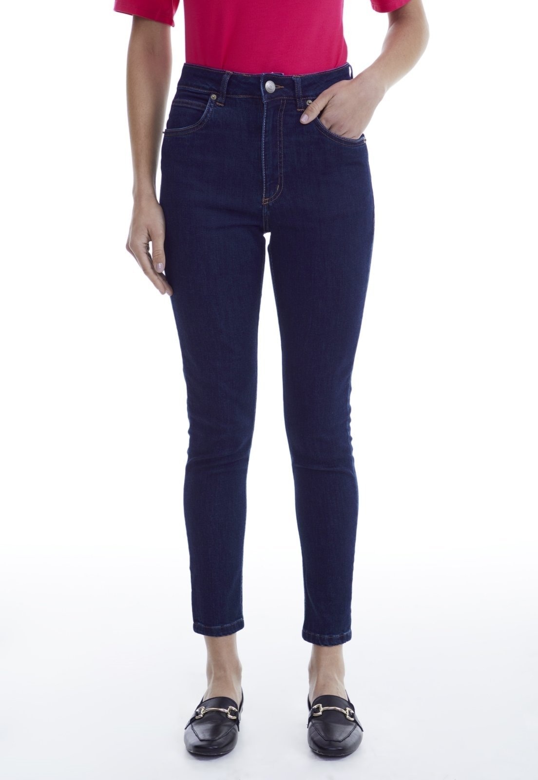 Imagem principal Calça Jeans Traymon Skinny 5 Bolsos Marinho Traymon azul marinho