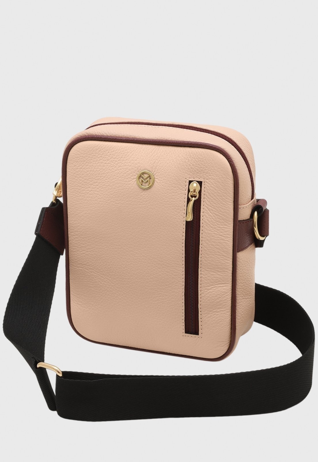 Imagem principal Bolsa Crossbody de Couro Mariart Amy Chiclete Mariart rosa/vinho