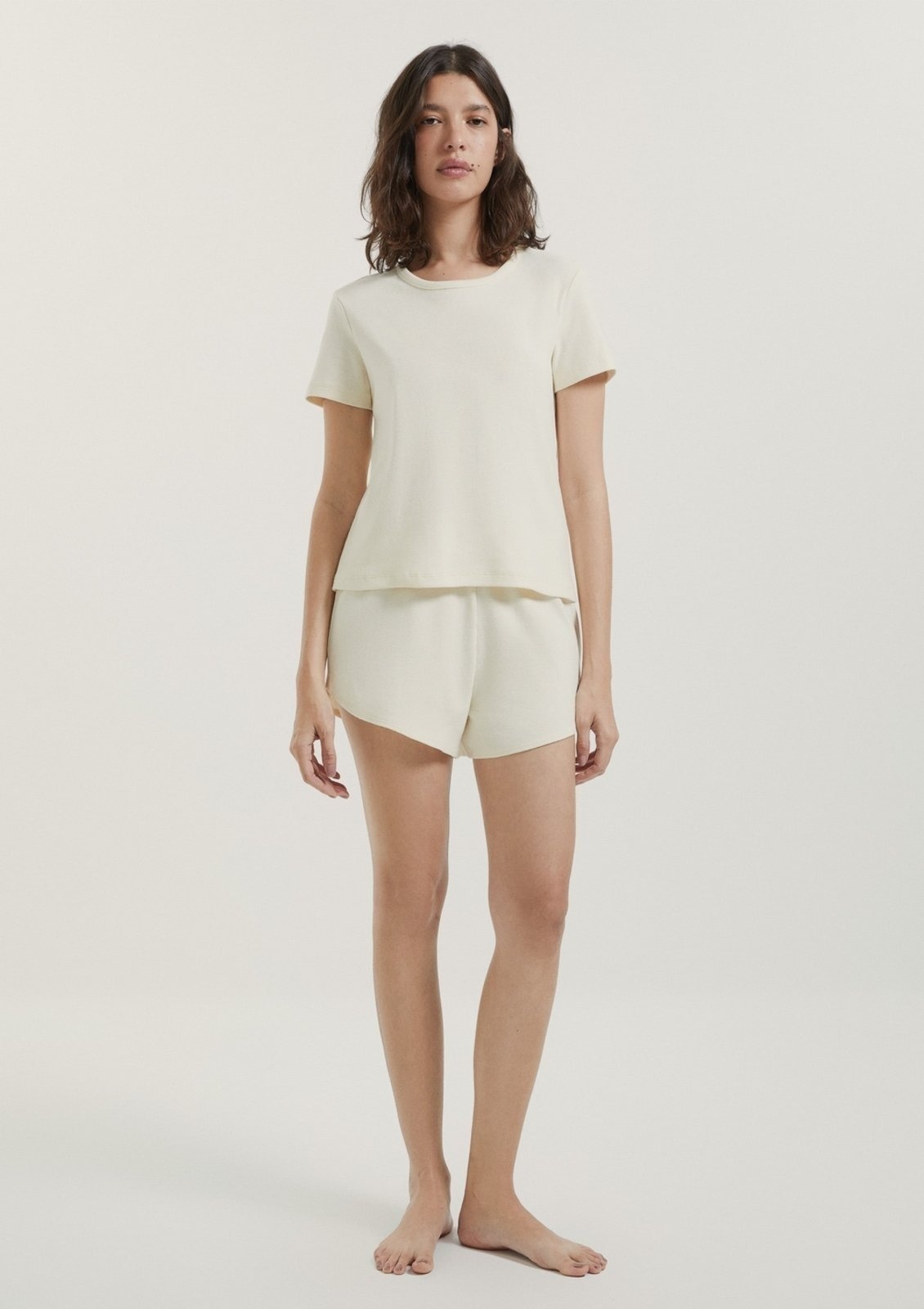 Imagem principal Pijama Curto Feminino Texturizado Hering HERING INTIMATES bege