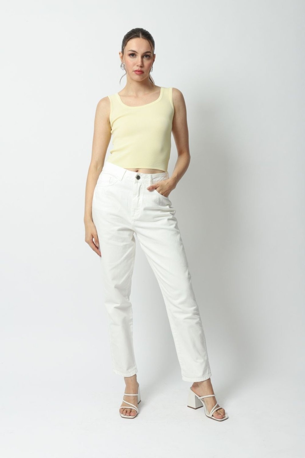 Imagem principal Calça Sarja Mom Off White 44 Gazzy off-white white