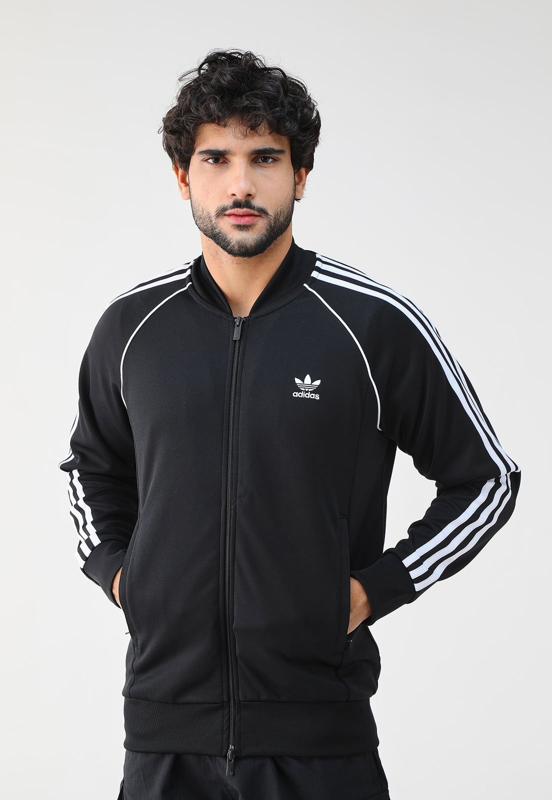 Imagem principal Jaqueta adidas Originals Reta Classics Primeblue Preta adidas Originals preto