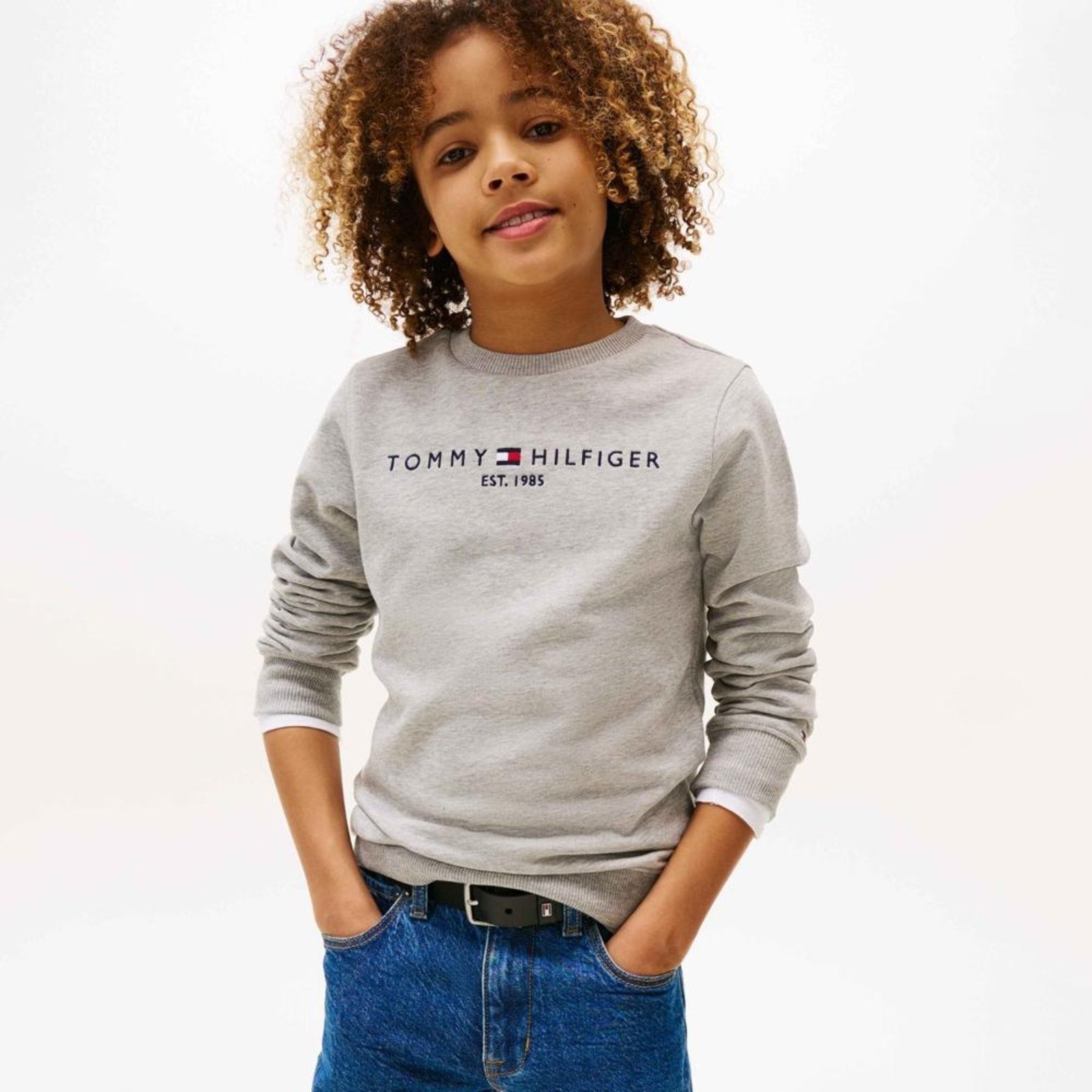 Imagem principal Moletom Clássico Tommy Hilfiger - 16 Tommy Hilfiger Kids cinza
