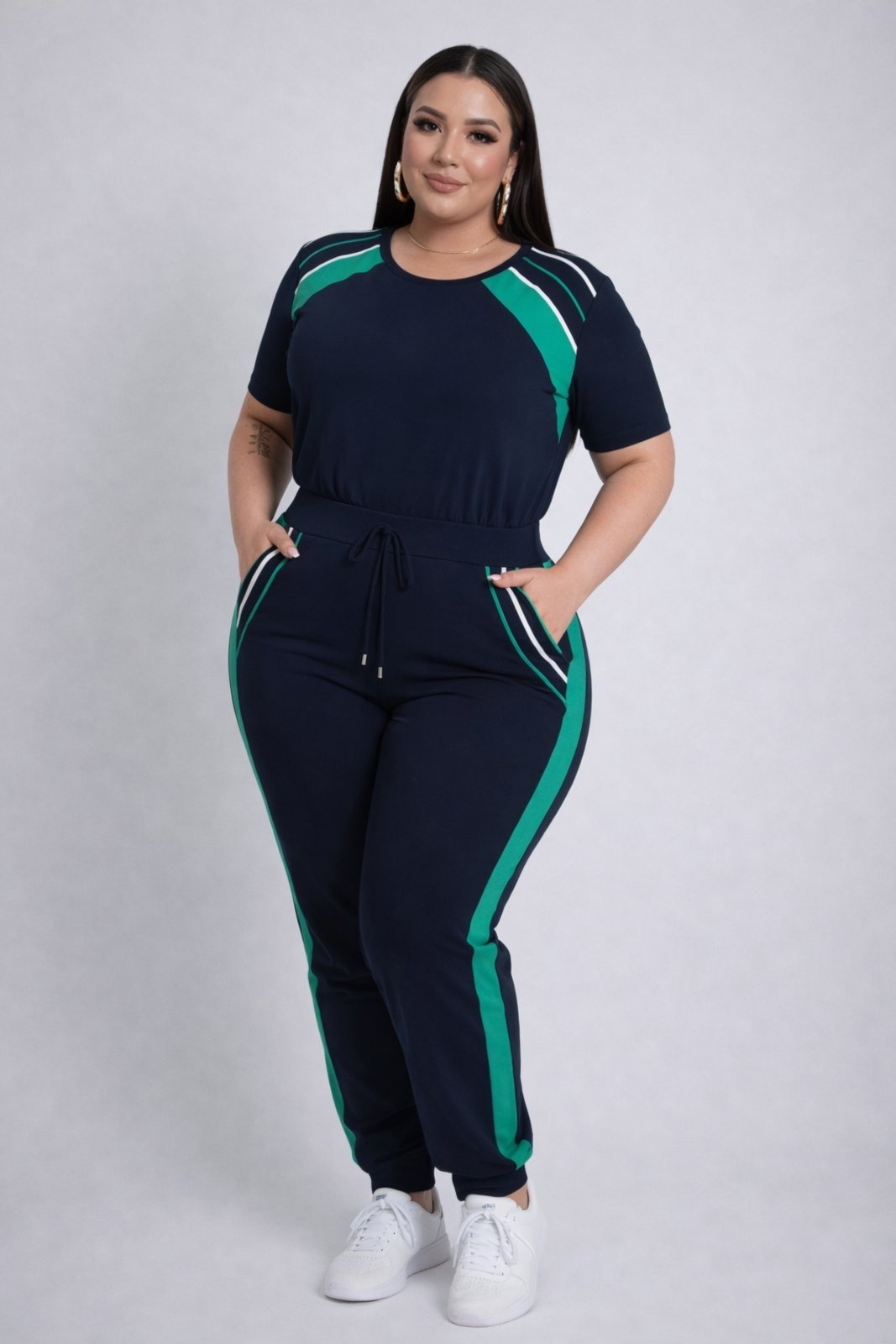 Imagem principal Conjunto Feminino D Bell Outlet Fashion Bela Escuro D BELL OUTLET FASHION verde