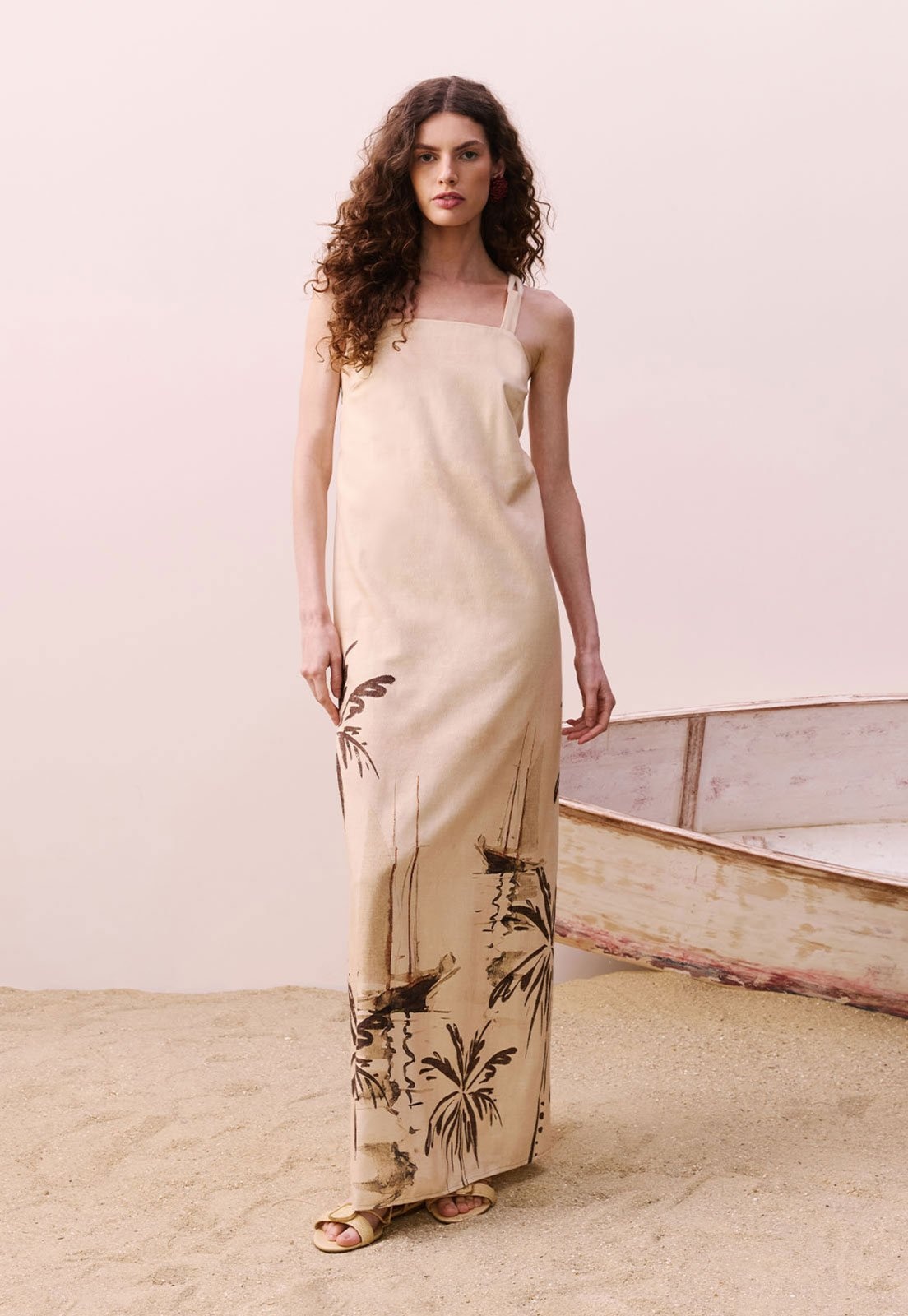 Imagem principal Vestido CaCay Longo 4 Aletas Costas Off-White CaCay off-white white