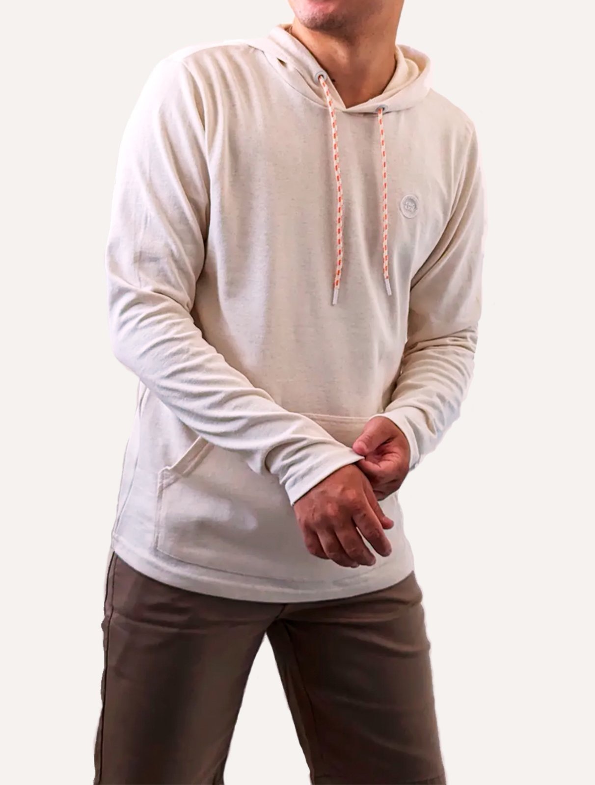 Imagem principal Blusão King & Joe Masculino Malha Capuz Off-White King & Joe off-white white