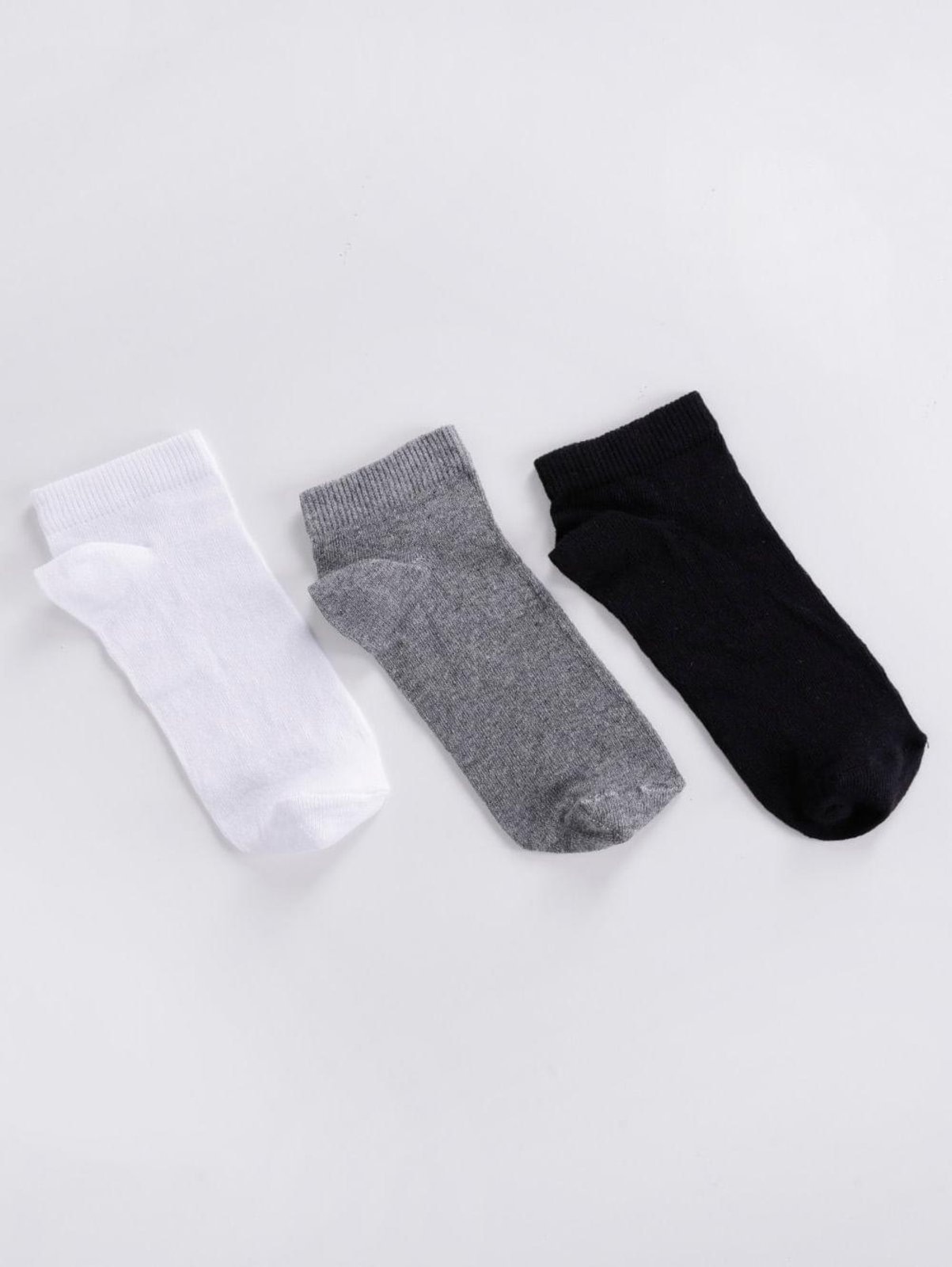 Imagem principal Kit com 03 Meias Trifil Feminina Preto/Cinza TRIFIL branco