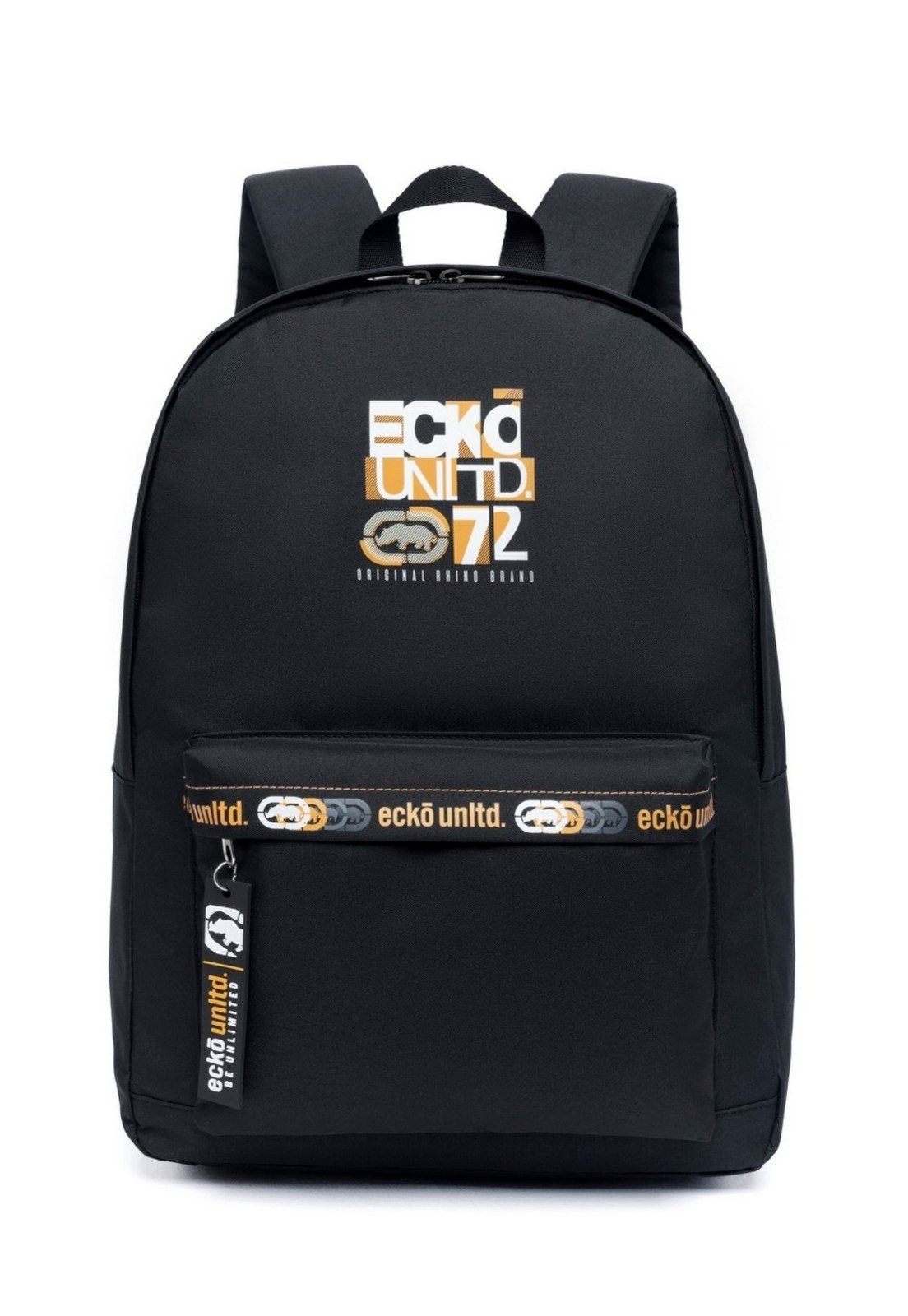 Imagem principal Mochila Ecko Masculina Preta Casual Escolar Estampa Frontal Ecko preto