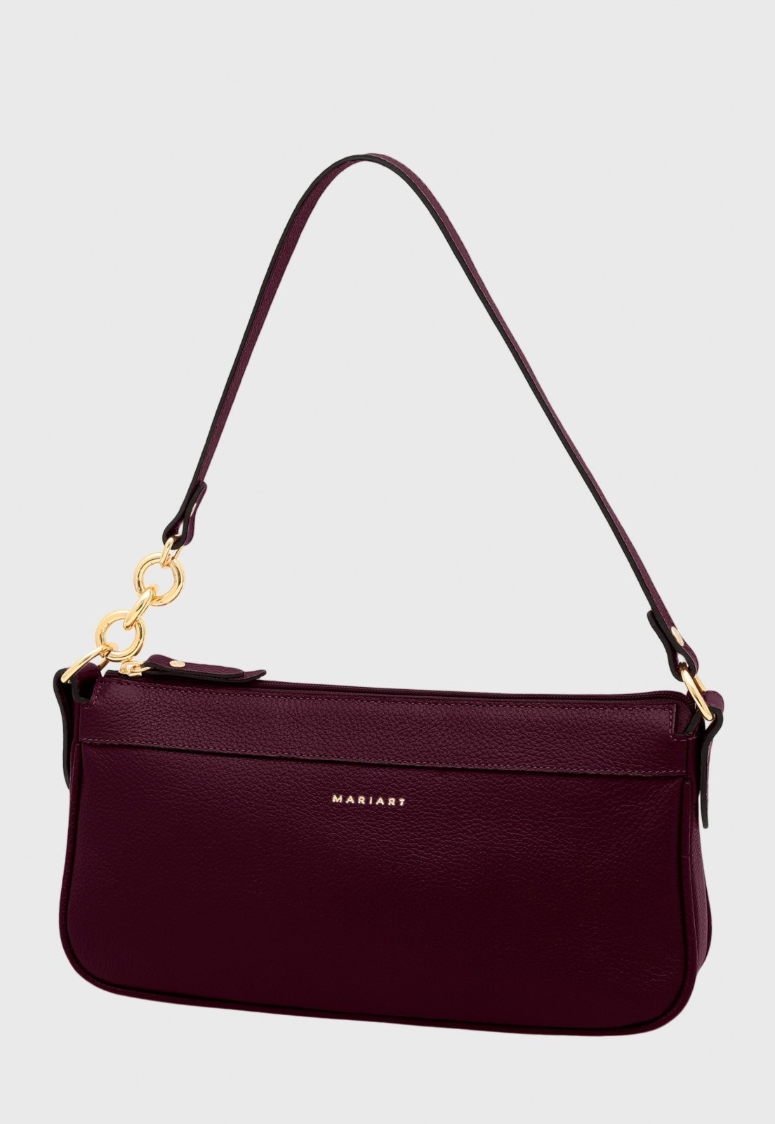 Imagem principal Bolsa Shoulder Couro Mariart Parintins Rubi Mariart vinho