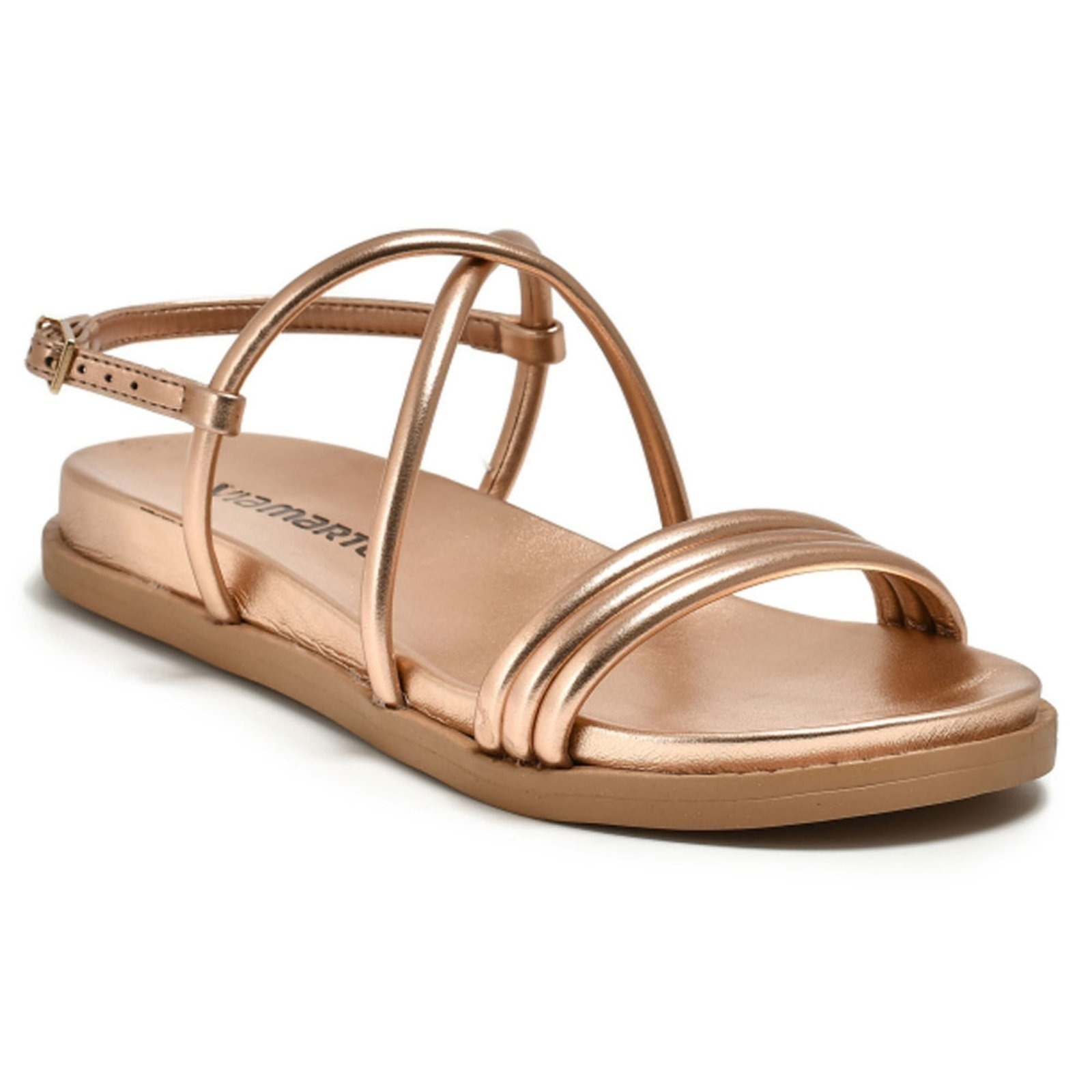 Imagem principal Sandália Papete Feminina Rouge Via Marte 107 VIA MARTE dourado rouge