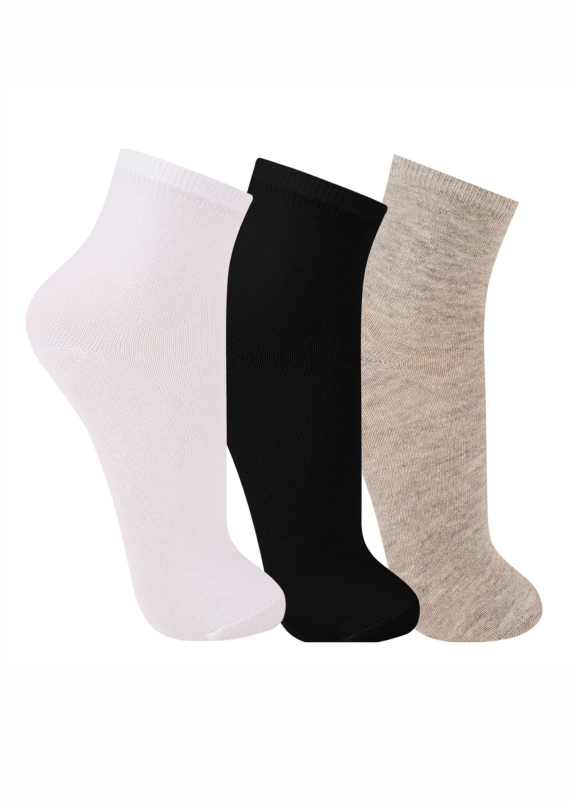 Imagem principal Kit 3 Pares de Meias Cano Médio Trifil 7686 TRIFIL cinza