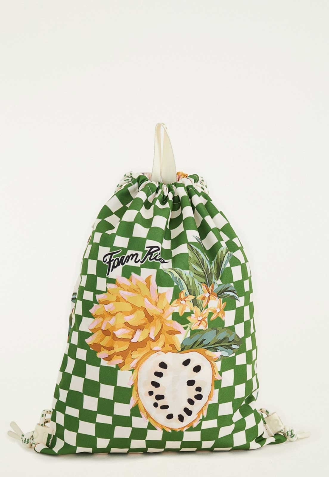 Imagem principal Bolsa Praiana FARM Biriba Off White Verde FARM verde white