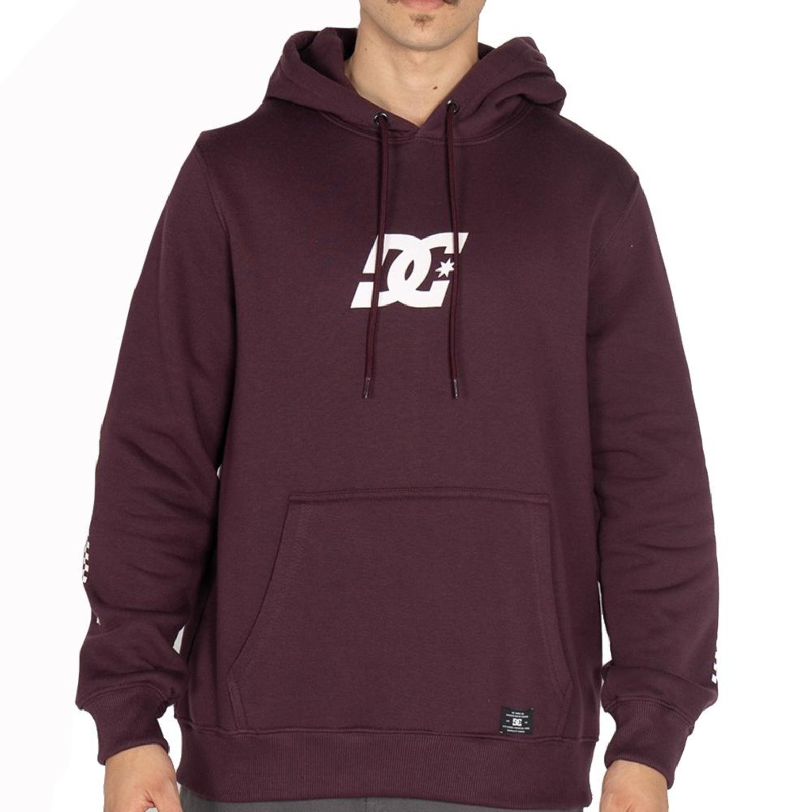 Imagem principal Moletom DC Shoes Canguru Star Racing WT25 Masculino Bordo DC Shoes vermelho
