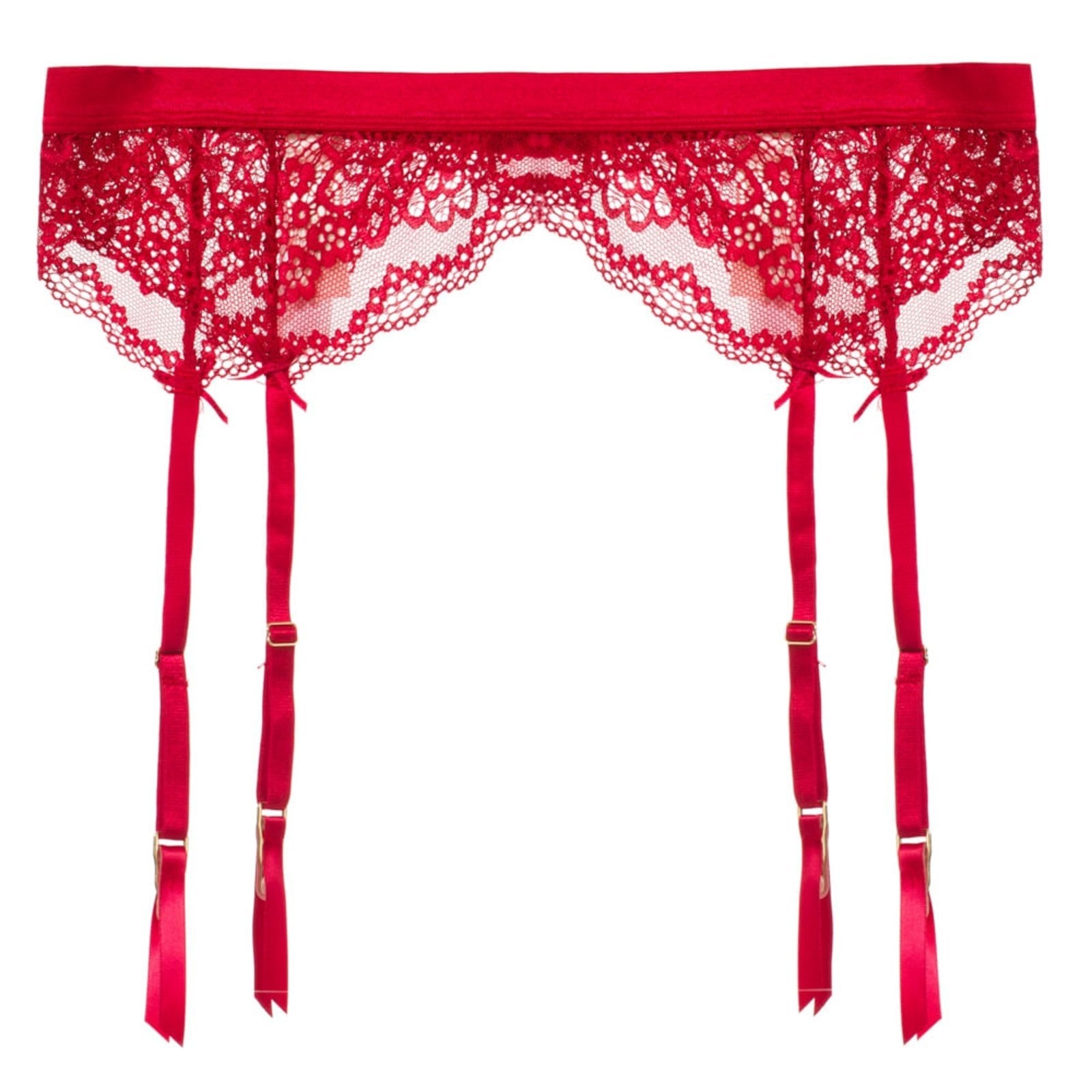 Imagem principal Cinta Liga Renda At Night Vermelho Loungerie incolor